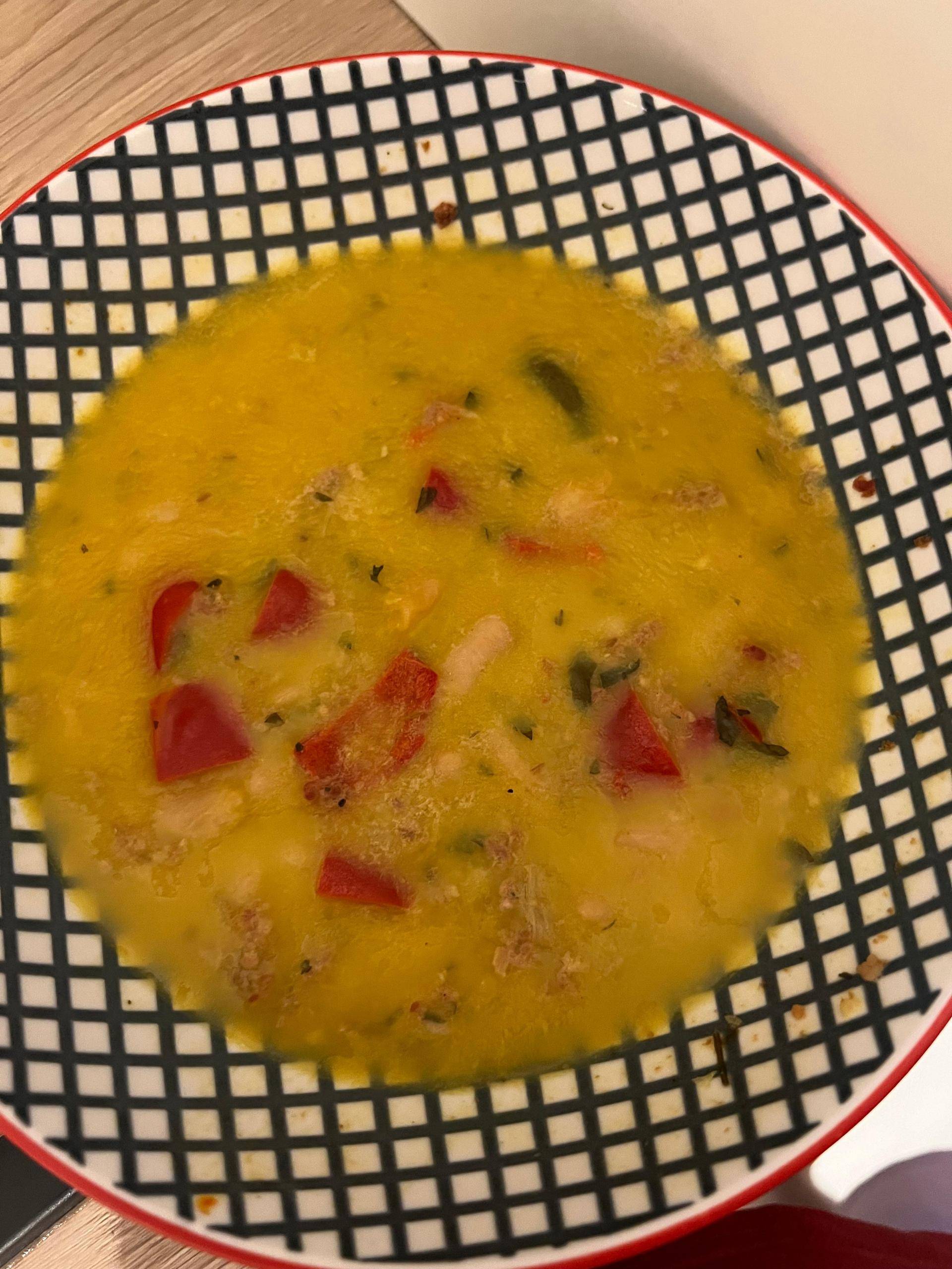Soupe flageolets poivron - Recette Cookeo | Moulinex