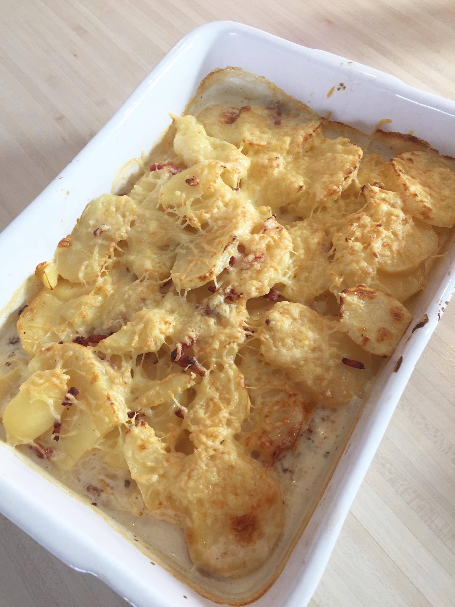 Gratin dauphinois aux lardons - Recette Cookeo | Moulinex