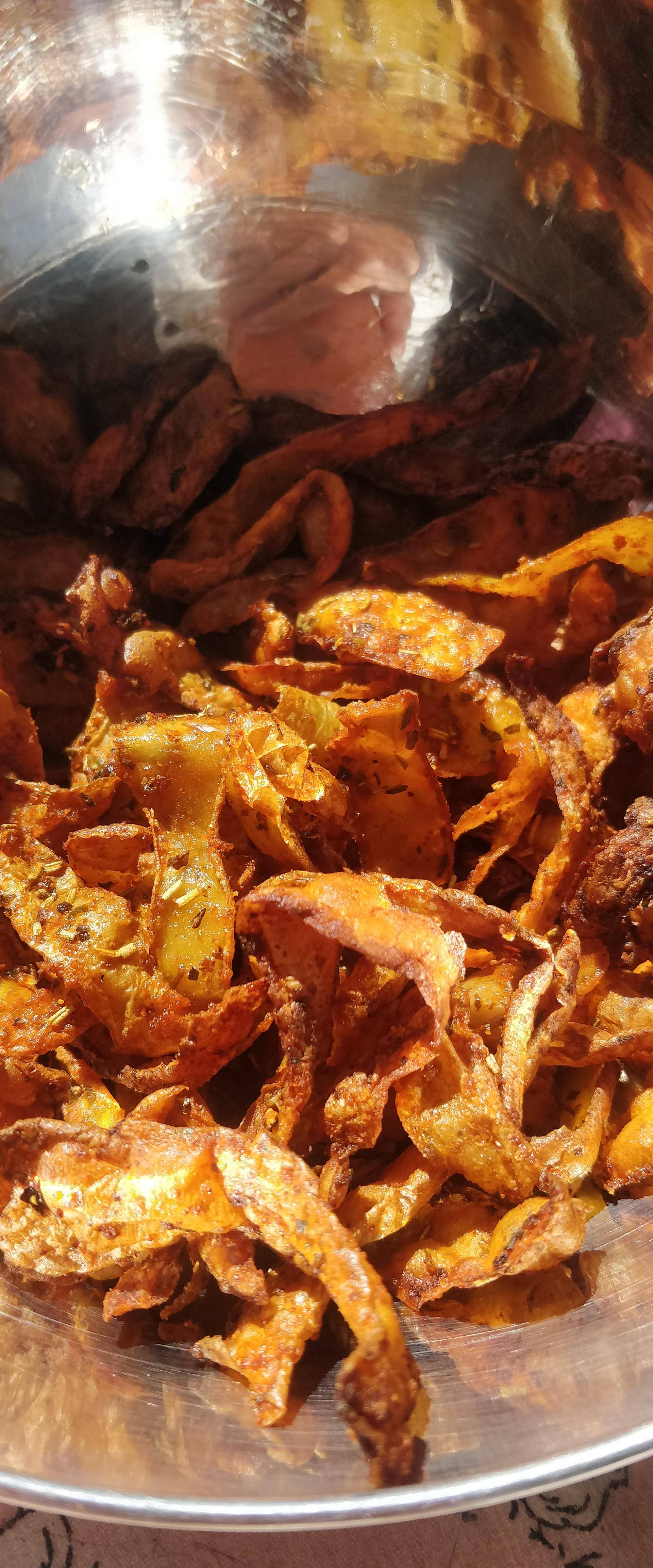 Pommes De Terre Cookeo Extra Crisp Chips de pelure de pomme de terre avec l'extra crisp ) - Recette Cookeo V3  | Moulinex