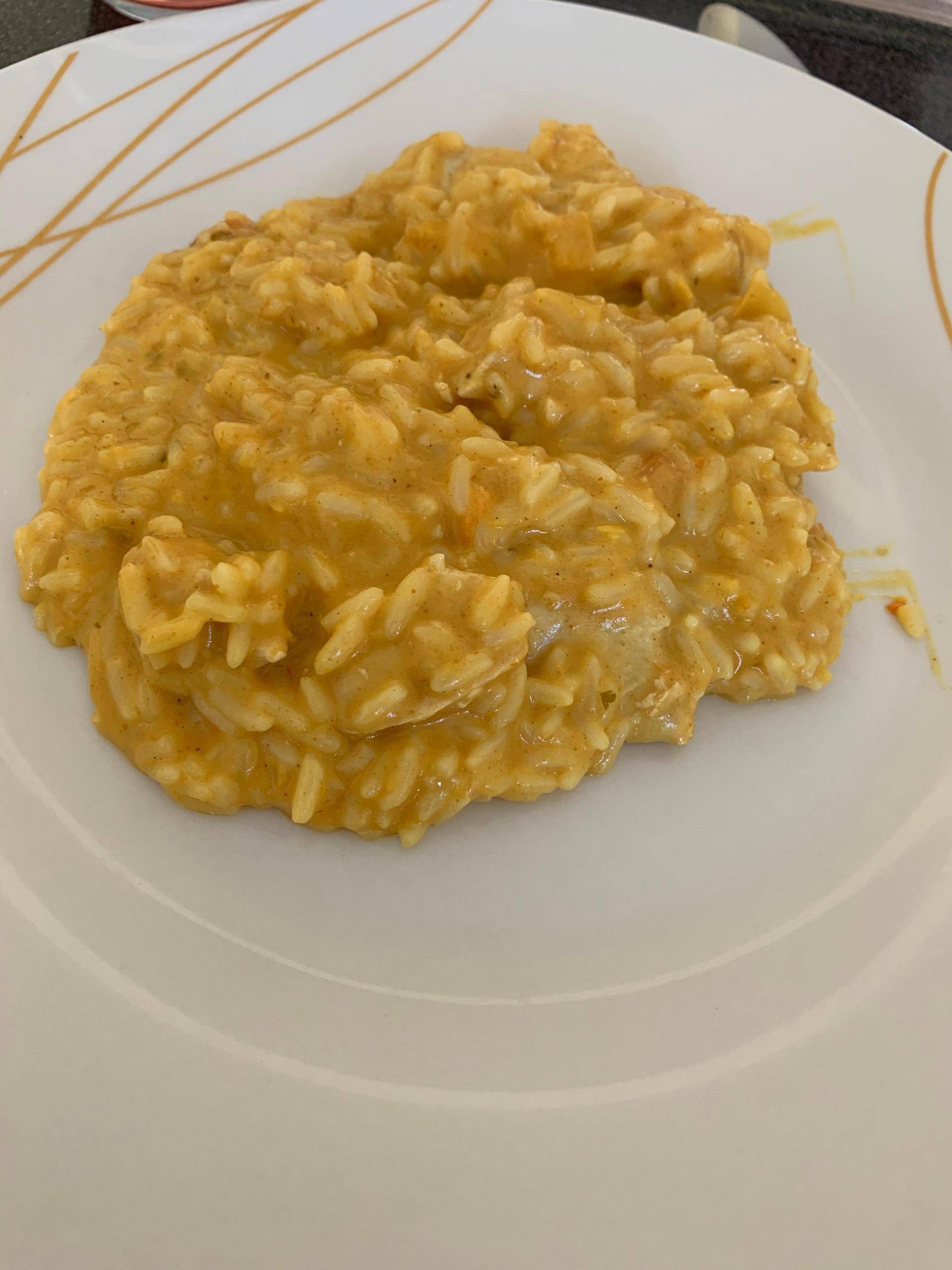 Poulet et Riz sauce curry coco et creme fraîche - Recette Cookeo | Moulinex
