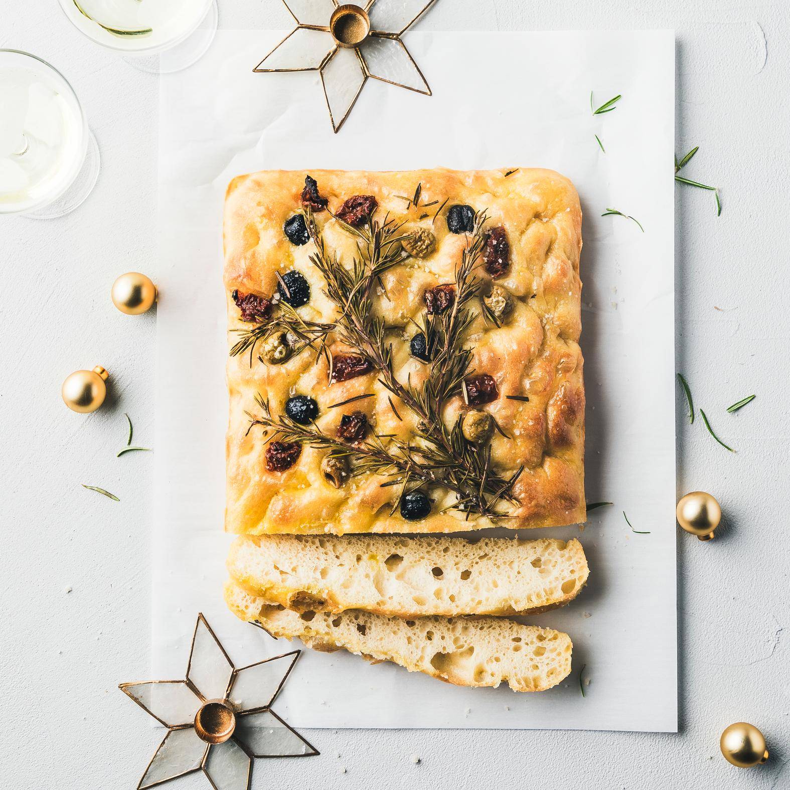 Focaccia de Noël - Recette Kitchen Machines Touch/Touch + | Moulinex