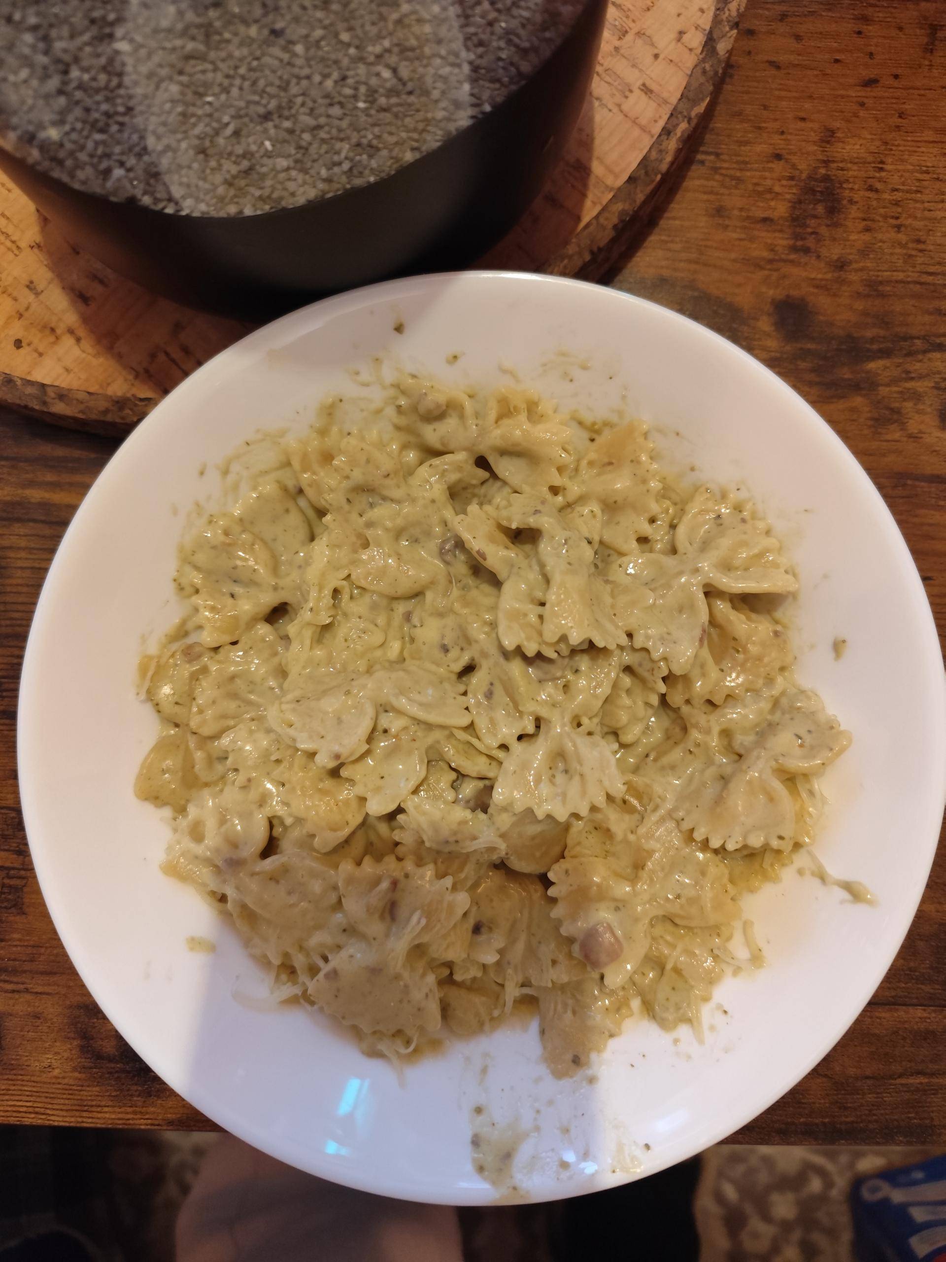 Pâte pesto et champignons de Bibiscook - Recette Cookeo V3 Mini | Moulinex