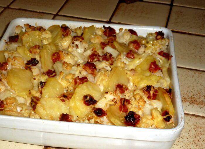 Gratin de choux fleurs, pomme de terre et chorizo - Recette Cookeo V3 | Moulinex