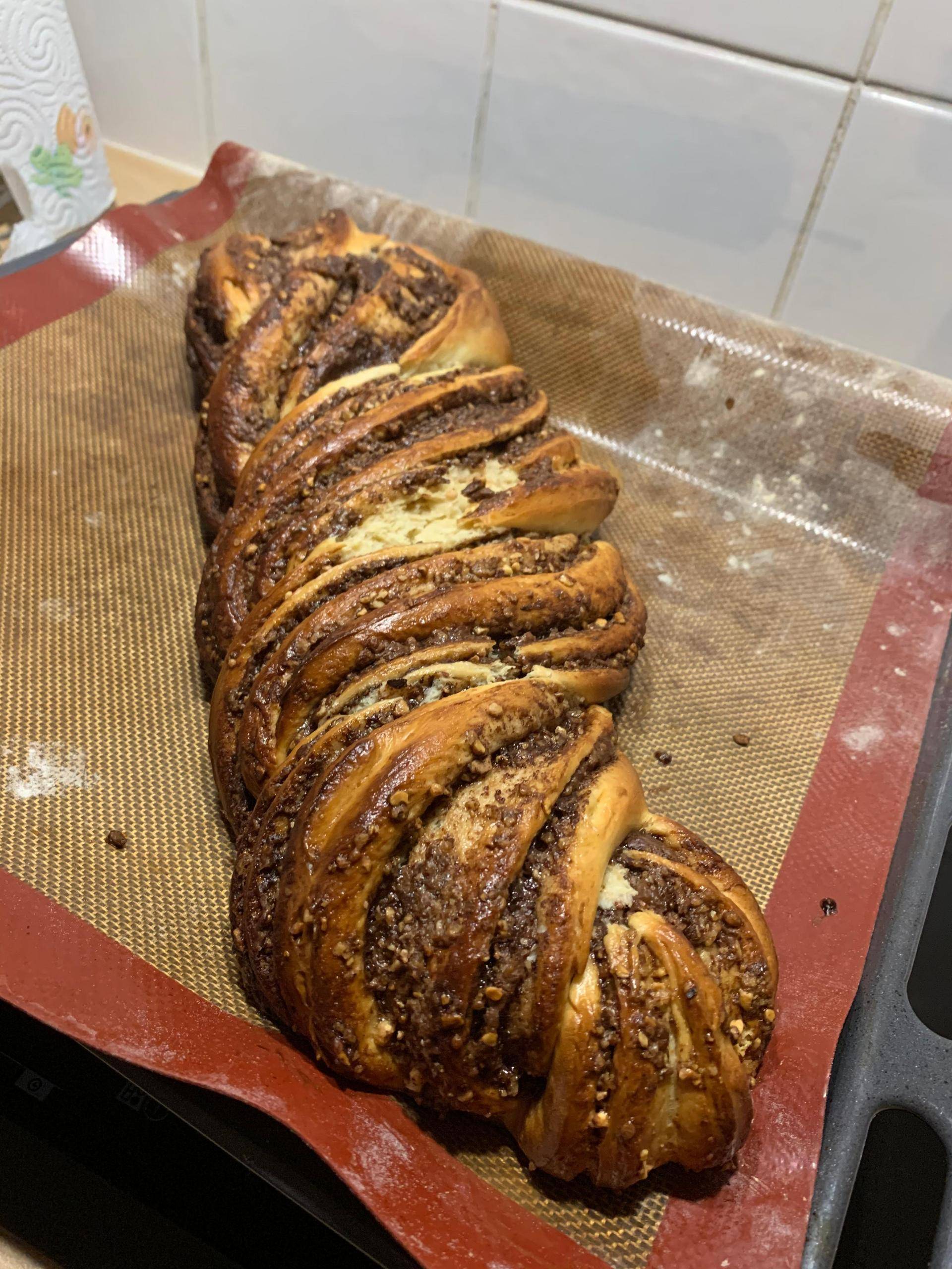 Brioche tressée nutella et pralin - Recette Companion XL | Moulinex