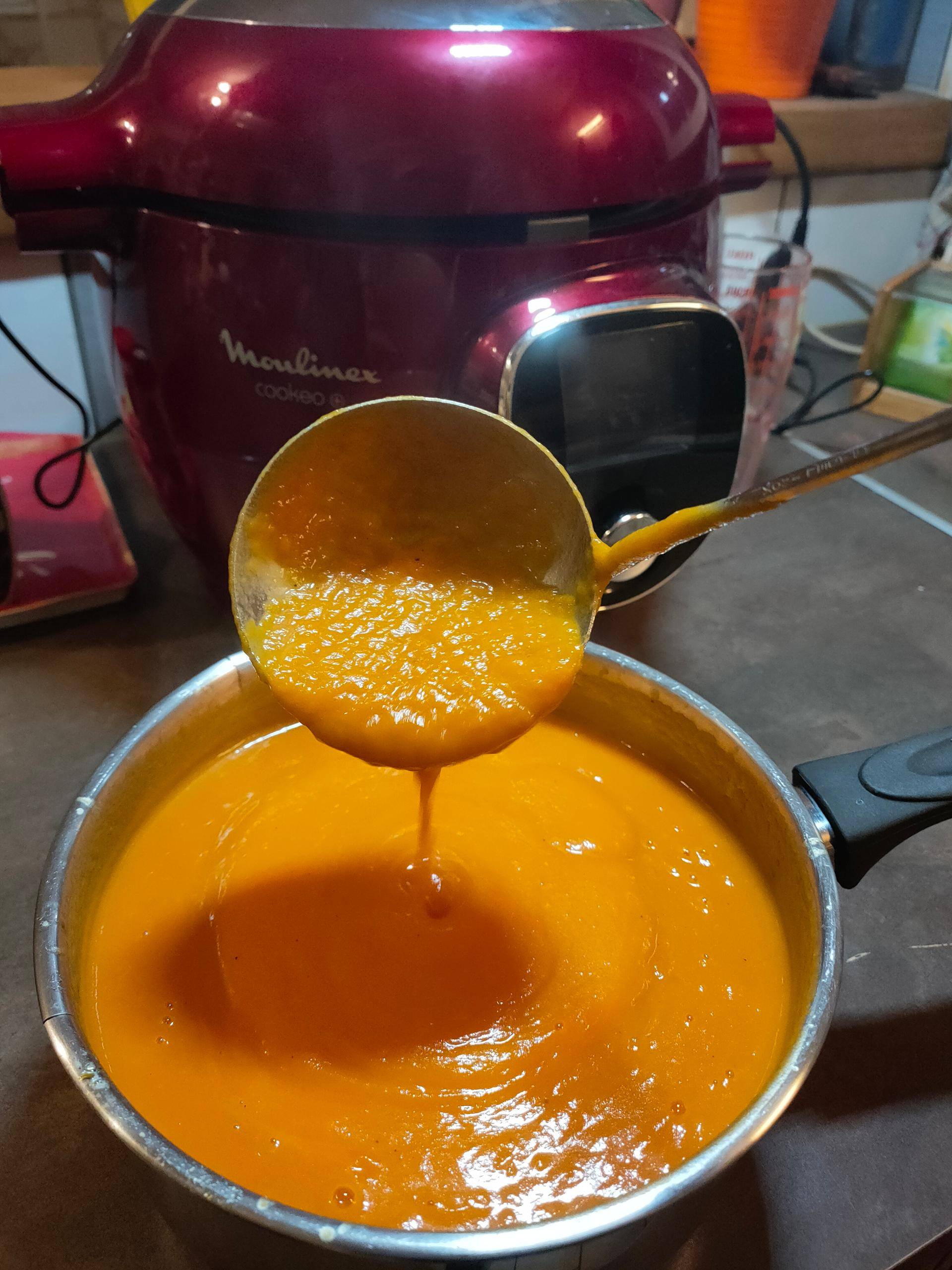 Velouté de courge ( potiron) - Recette Cookeo | Moulinex