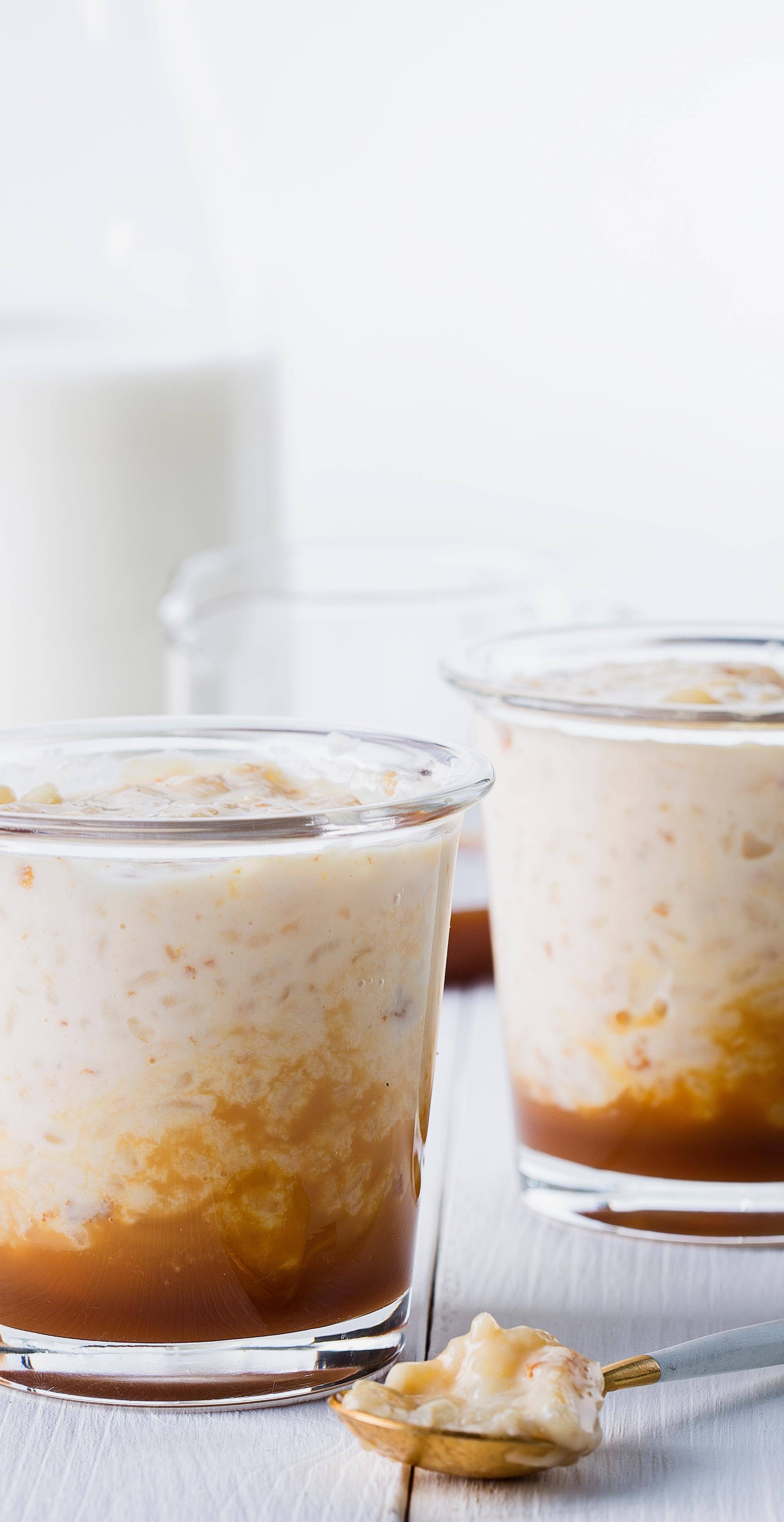 Gâteau de riz au lait au caramel - Recette Cookeo | Moulinex