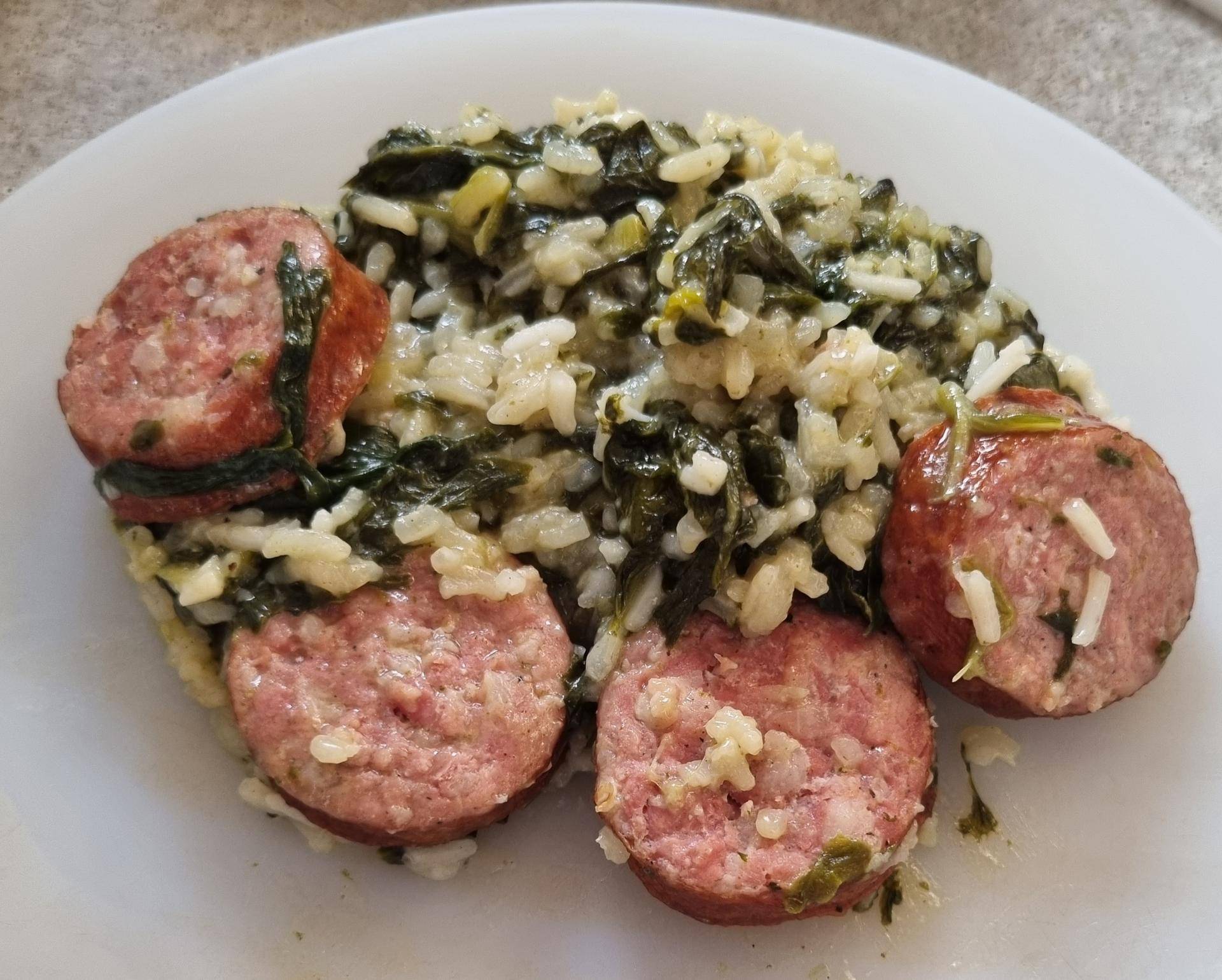 Saucisse de Morteau, riz et épinard - Recette Companion XL | Moulinex