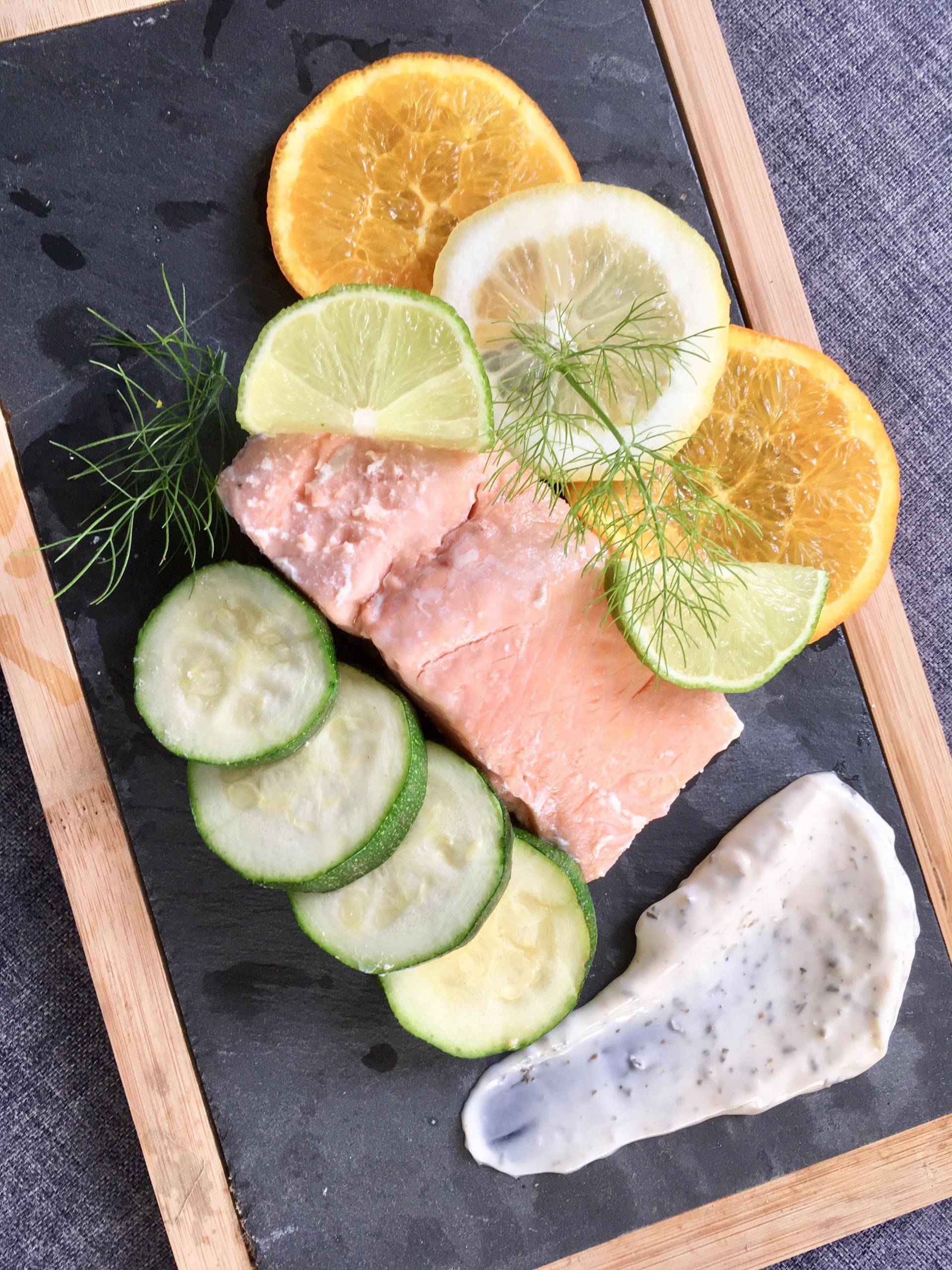 Saumon aux agrumes en papillote - Recette Cookeo | Moulinex