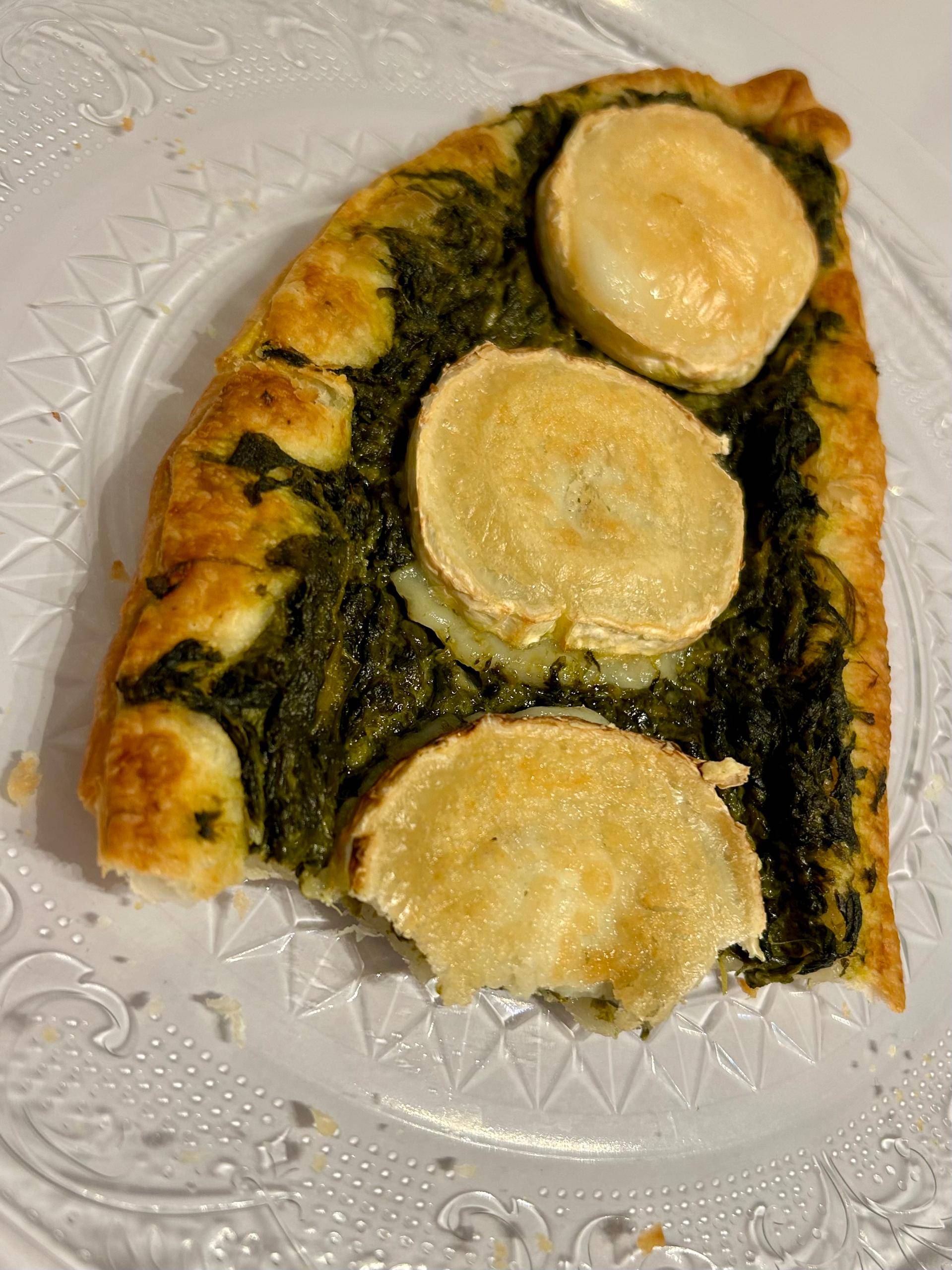 Feuilleté aux épinards et chèvre - Recette Easy Fry Mega | Moulinex