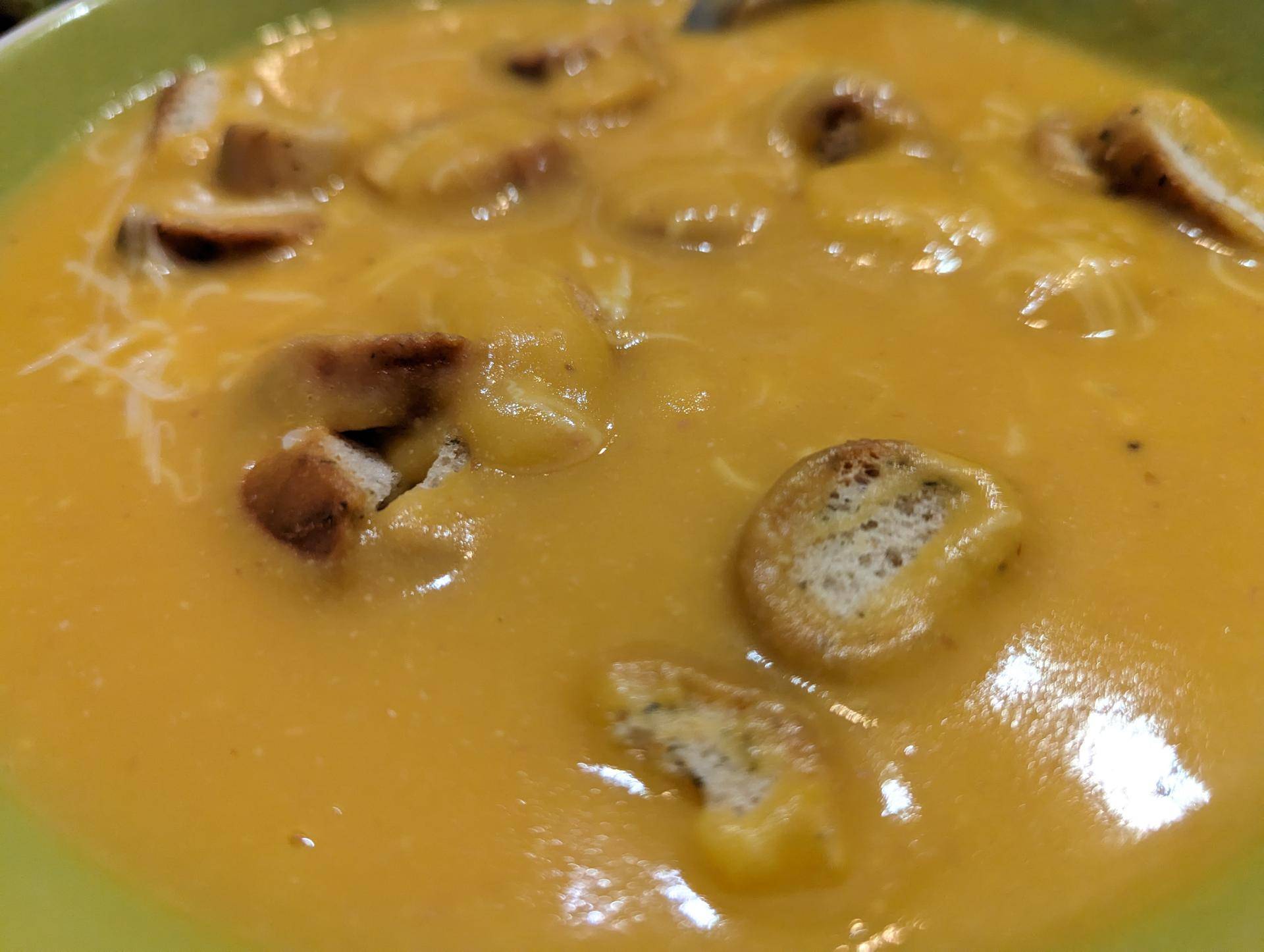 Soupe butternut, carottes, courgettes, lardons - Recette Cookeo | Moulinex