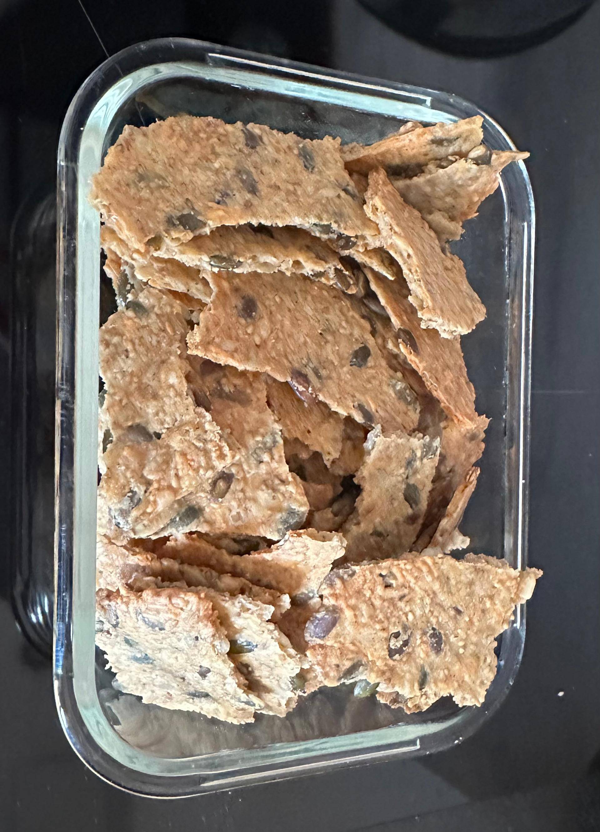 Crackers aux graines de courges et emmental - Recette Companion Connect XL | Moulinex
