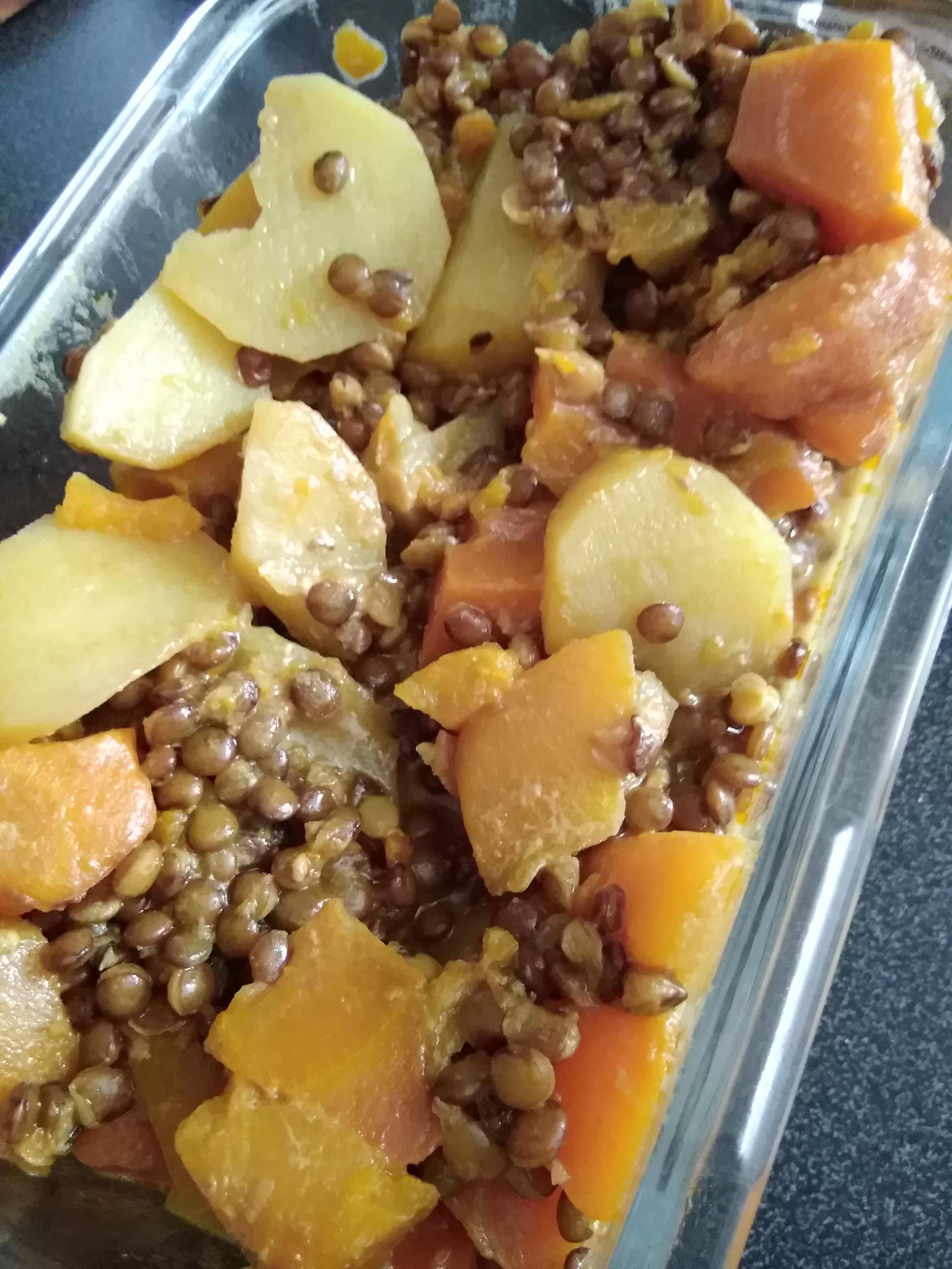 Dahl d'automne aux lentilles vertes - Recette Cookeo | Moulinex