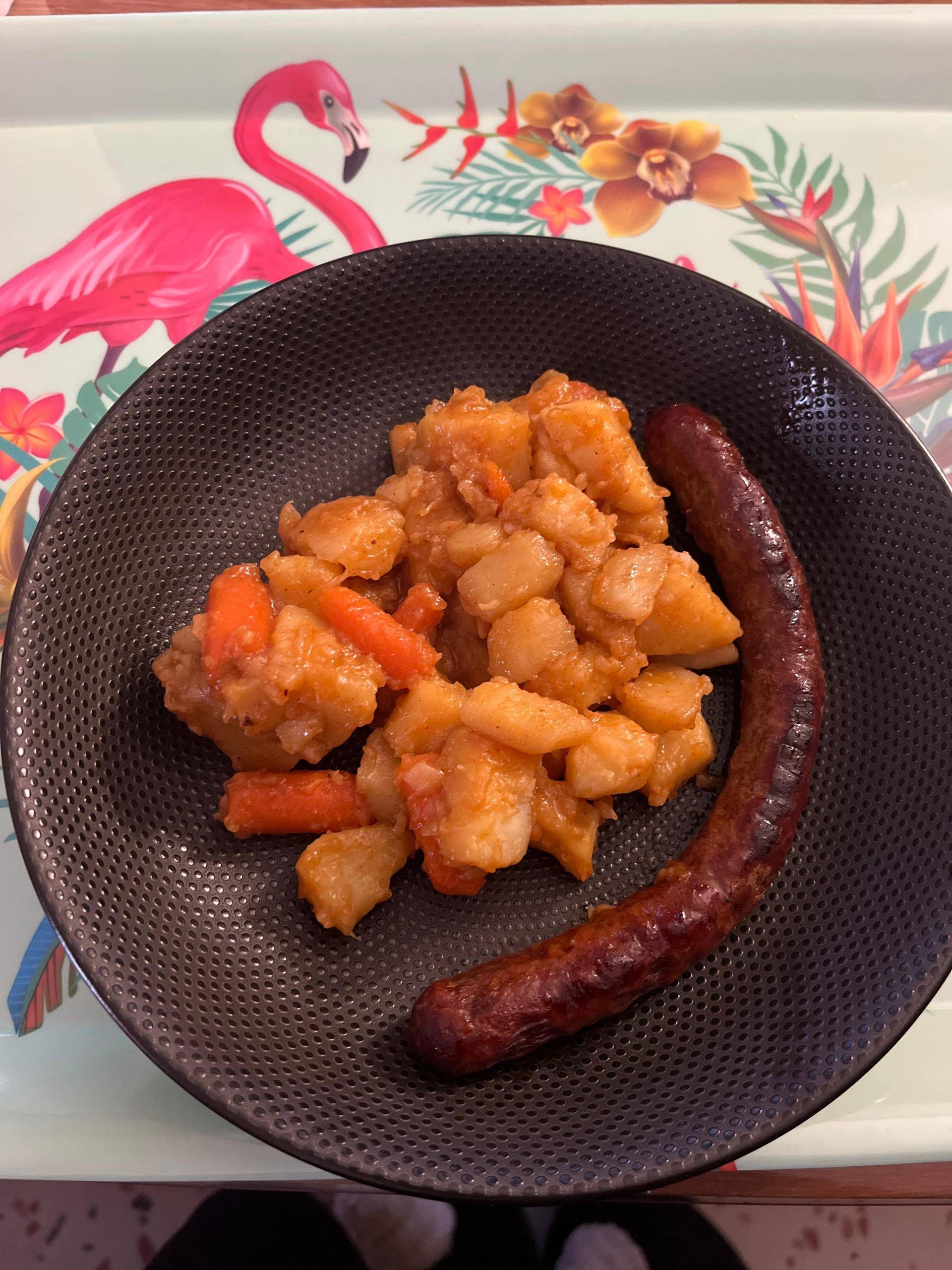 Merguez, pommes de terre et carottes - Recette Cookeo V3 | Moulinex
