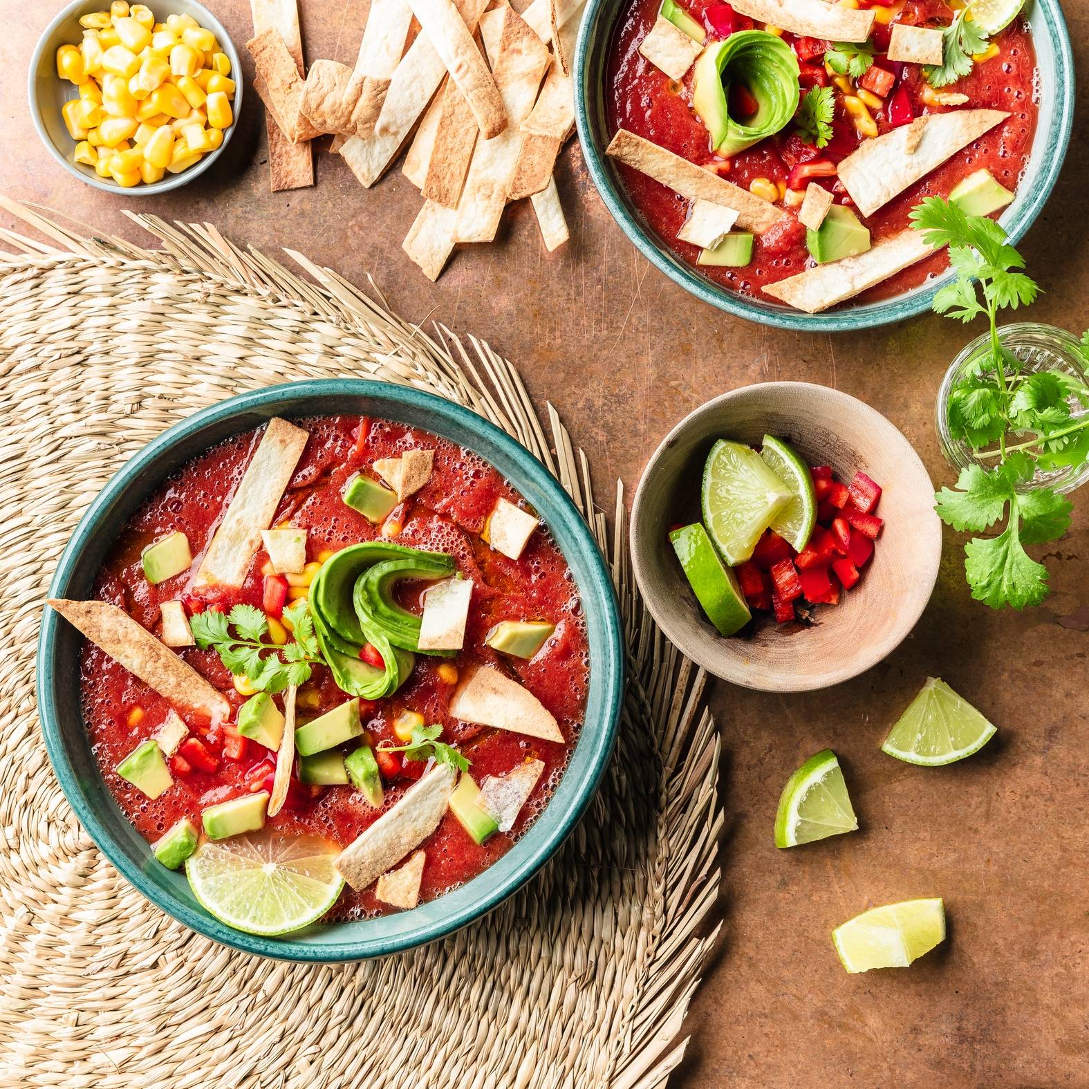 Sopa de tortilla - Recette Perfectmix Cook | Moulinex