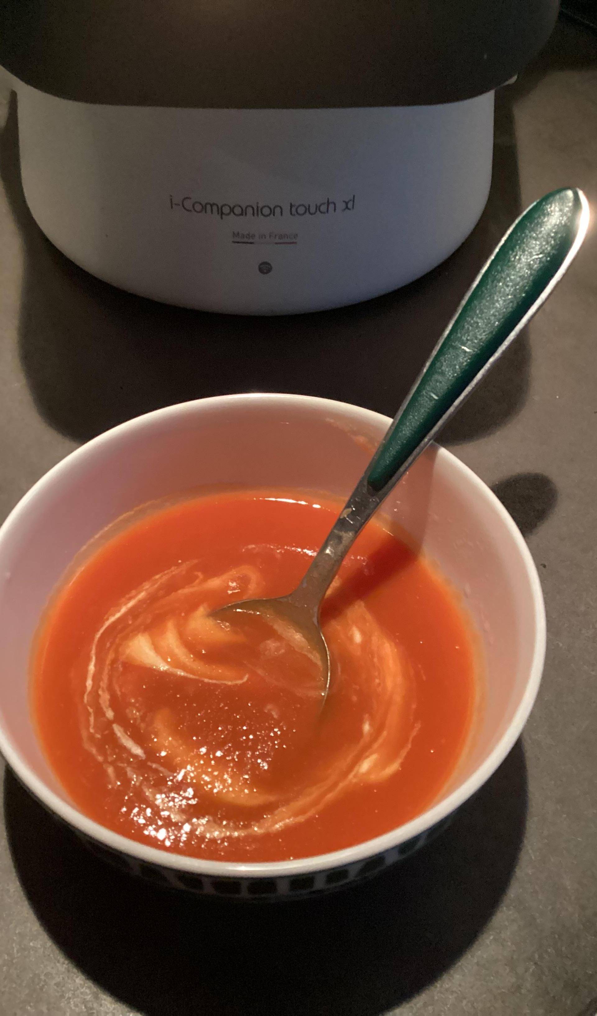 Soupe à la tomate et pomme de terre - Recette Cookeo | Moulinex