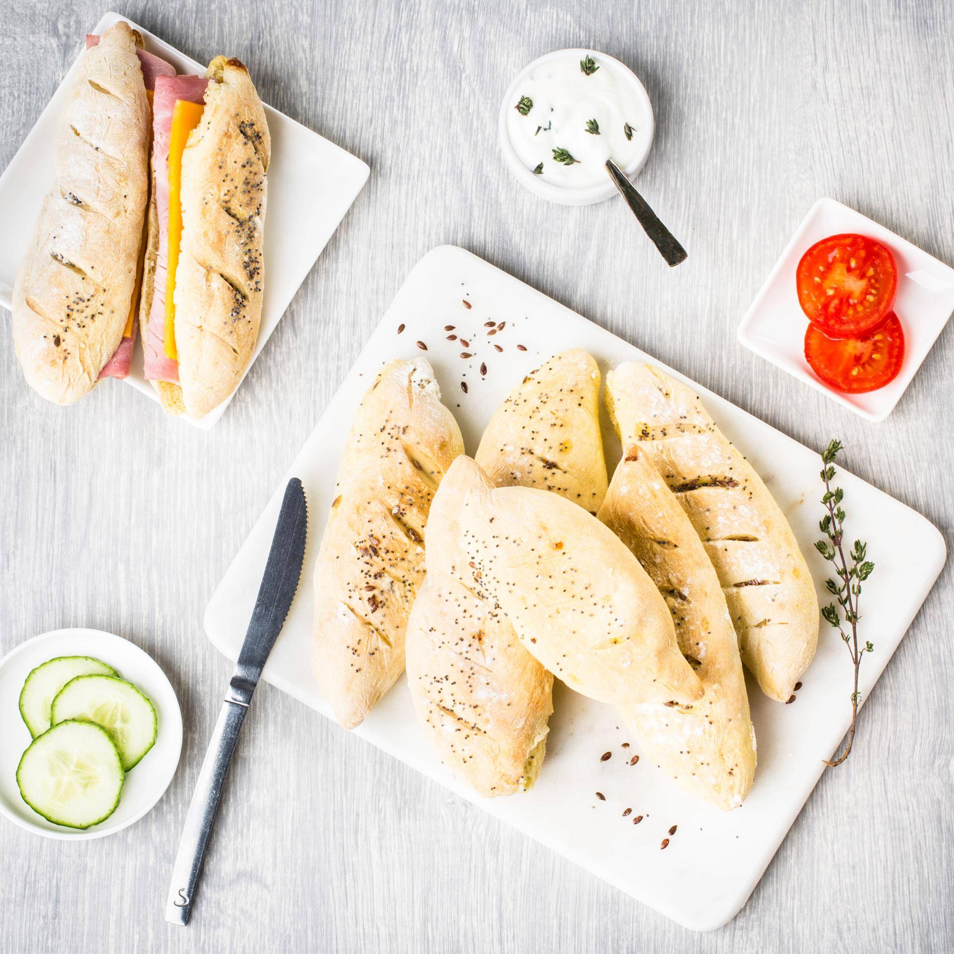 Ficelles aux graines - Recette Companion | Moulinex