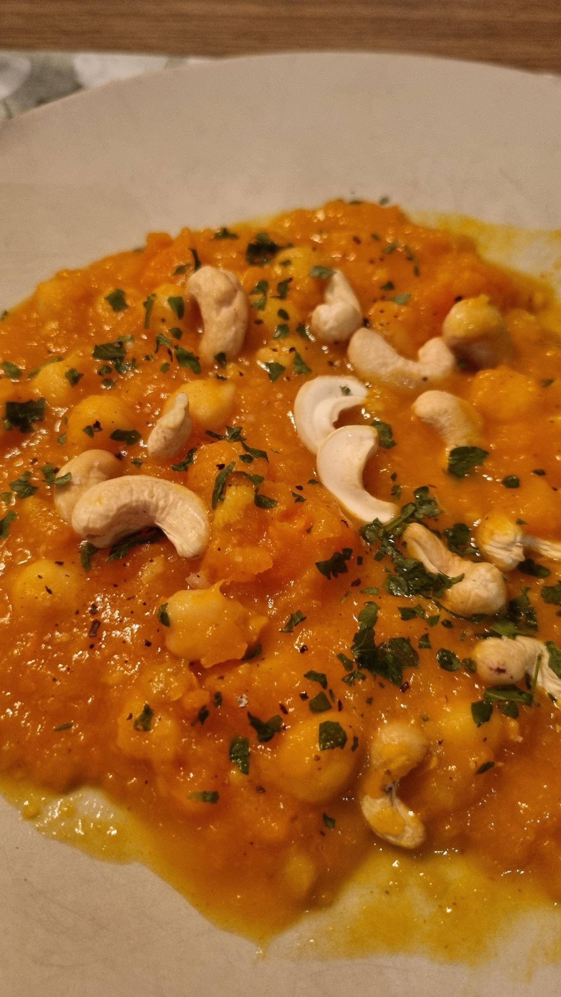 Curry de patates douces et pois chiches - Recette Companion XL | Moulinex