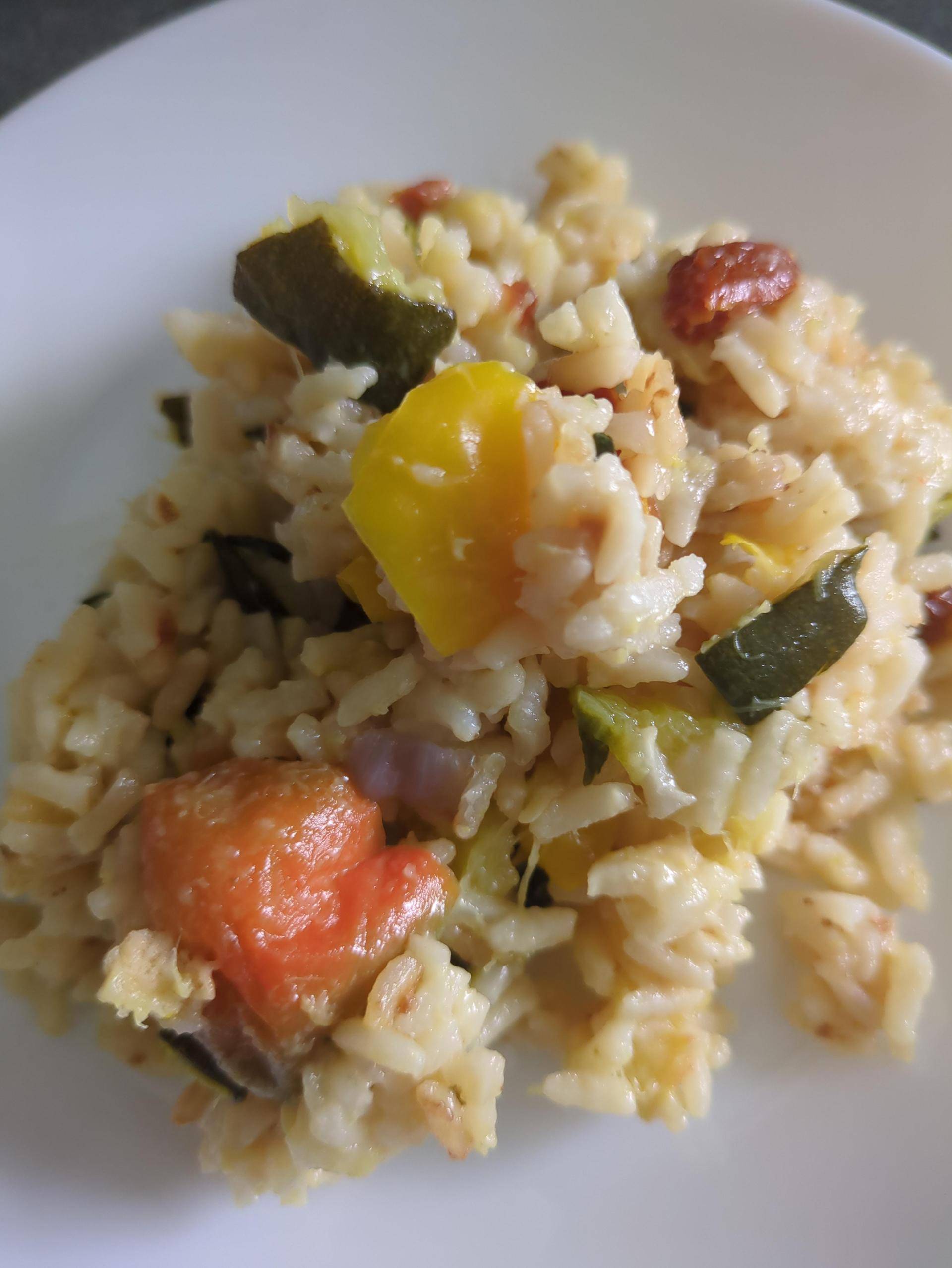 Risotto poivron courgette - Recette Cookeo | Moulinex