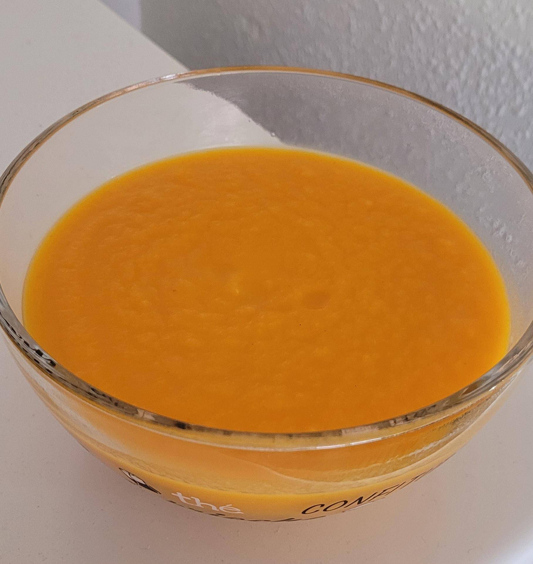 Soupe de carottes à l'orange de Mirou - Recette Companion | Moulinex