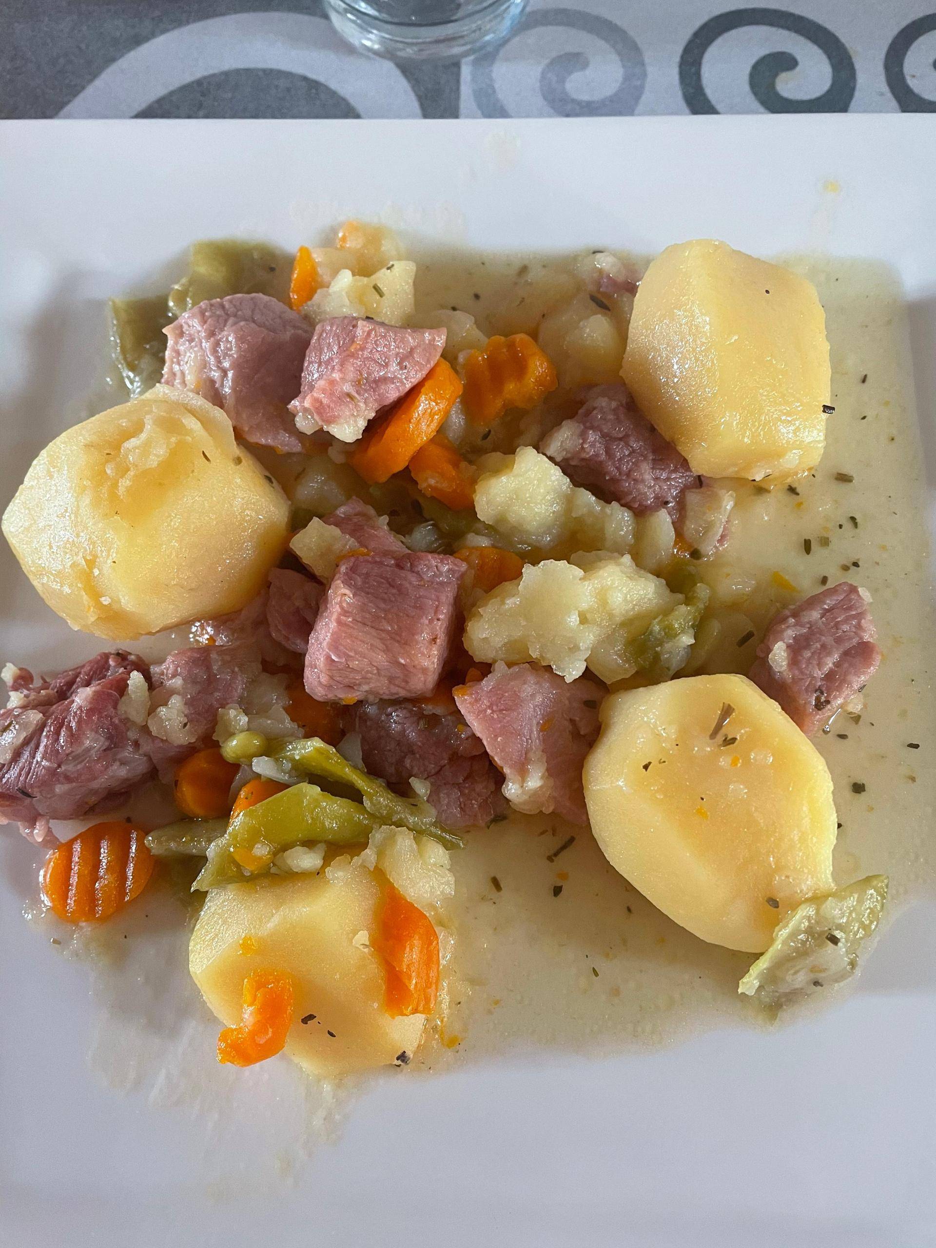 Plat de cote demi-sel et ses légumes - Recette Cookeo | Moulinex