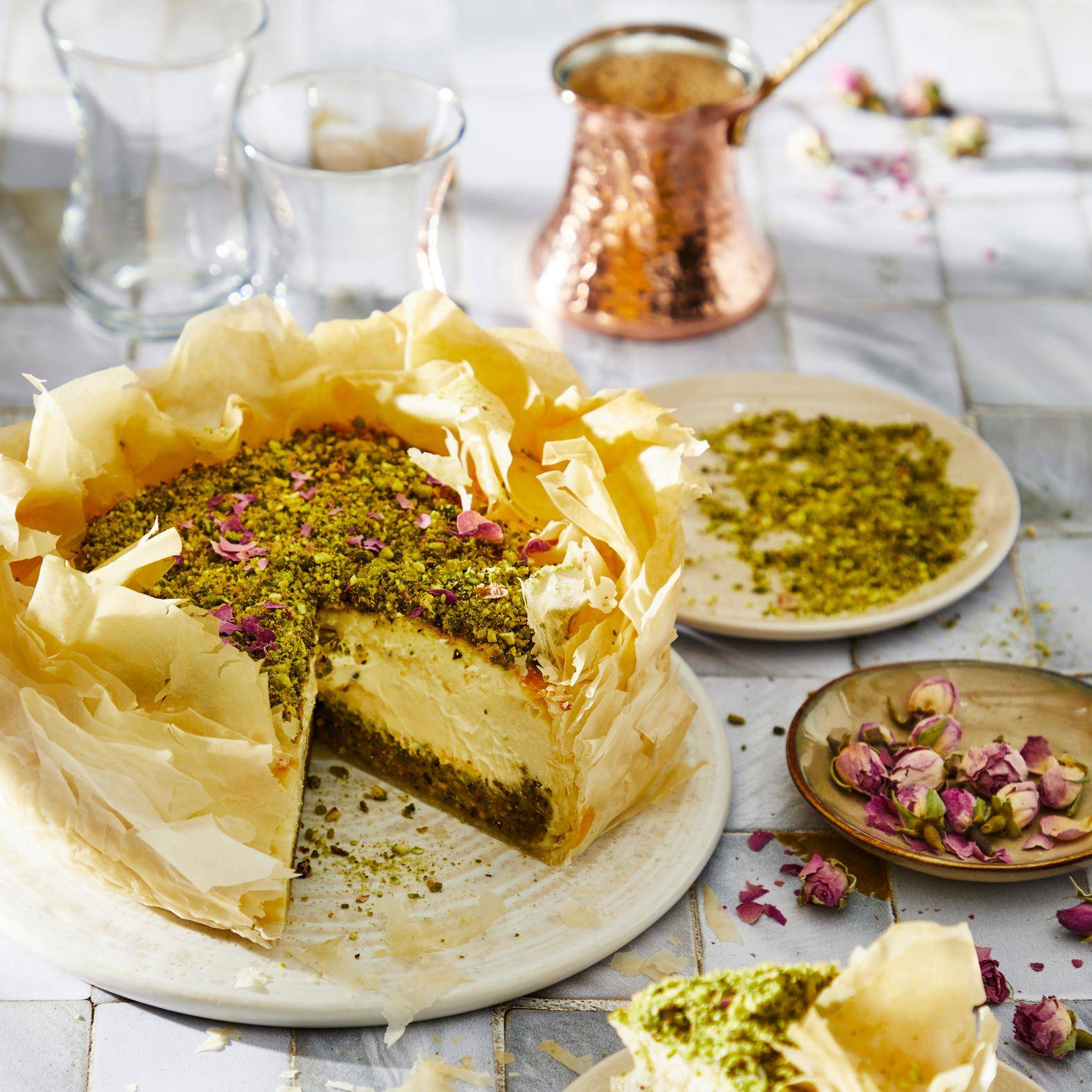 Cheesecake baklava - Recette EASY FRY GRILL & STEAM 3 in 1 | Moulinex