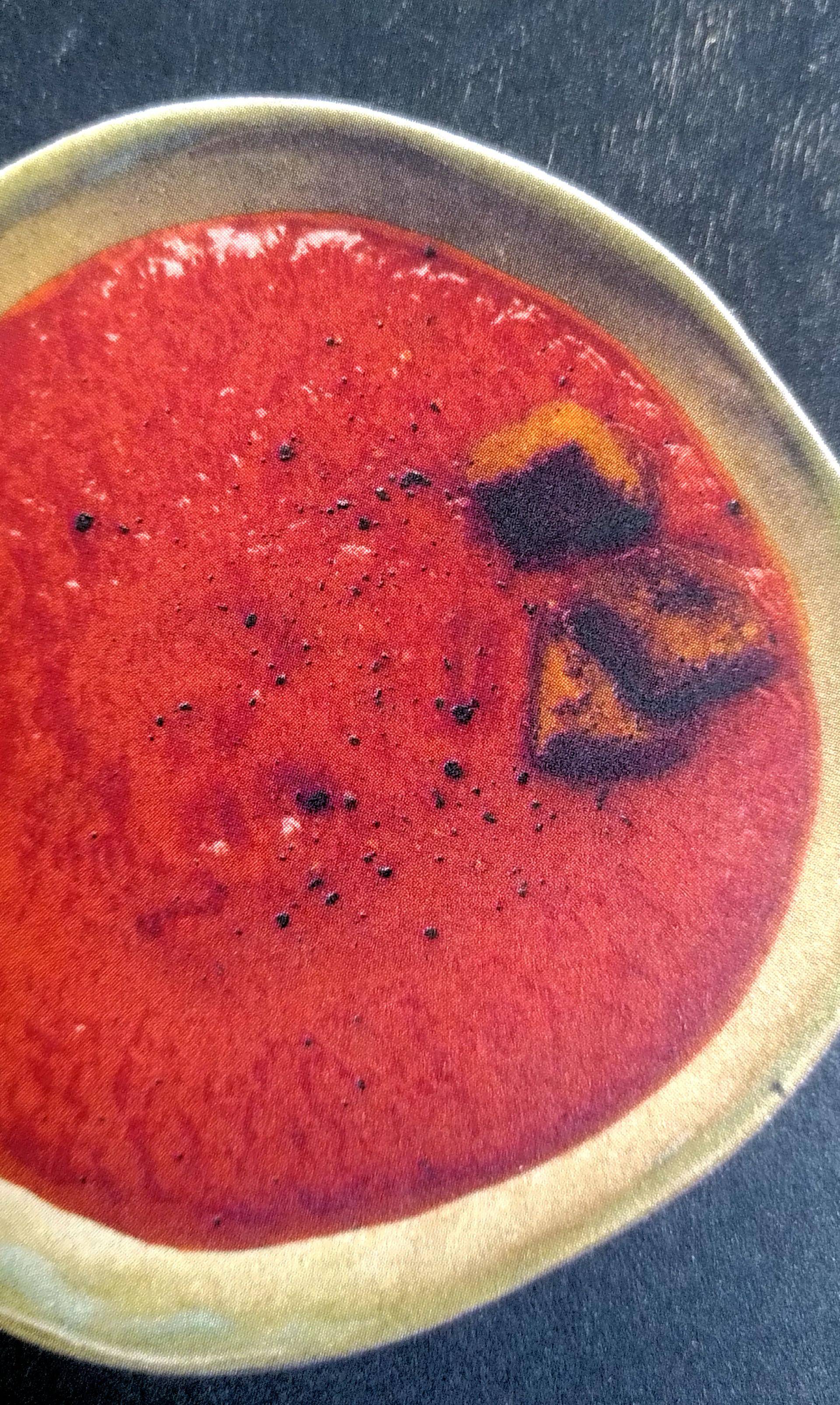 Soupe de poivrons - croûtons pain d'épices - Recette Companion Connect XL | Moulinex