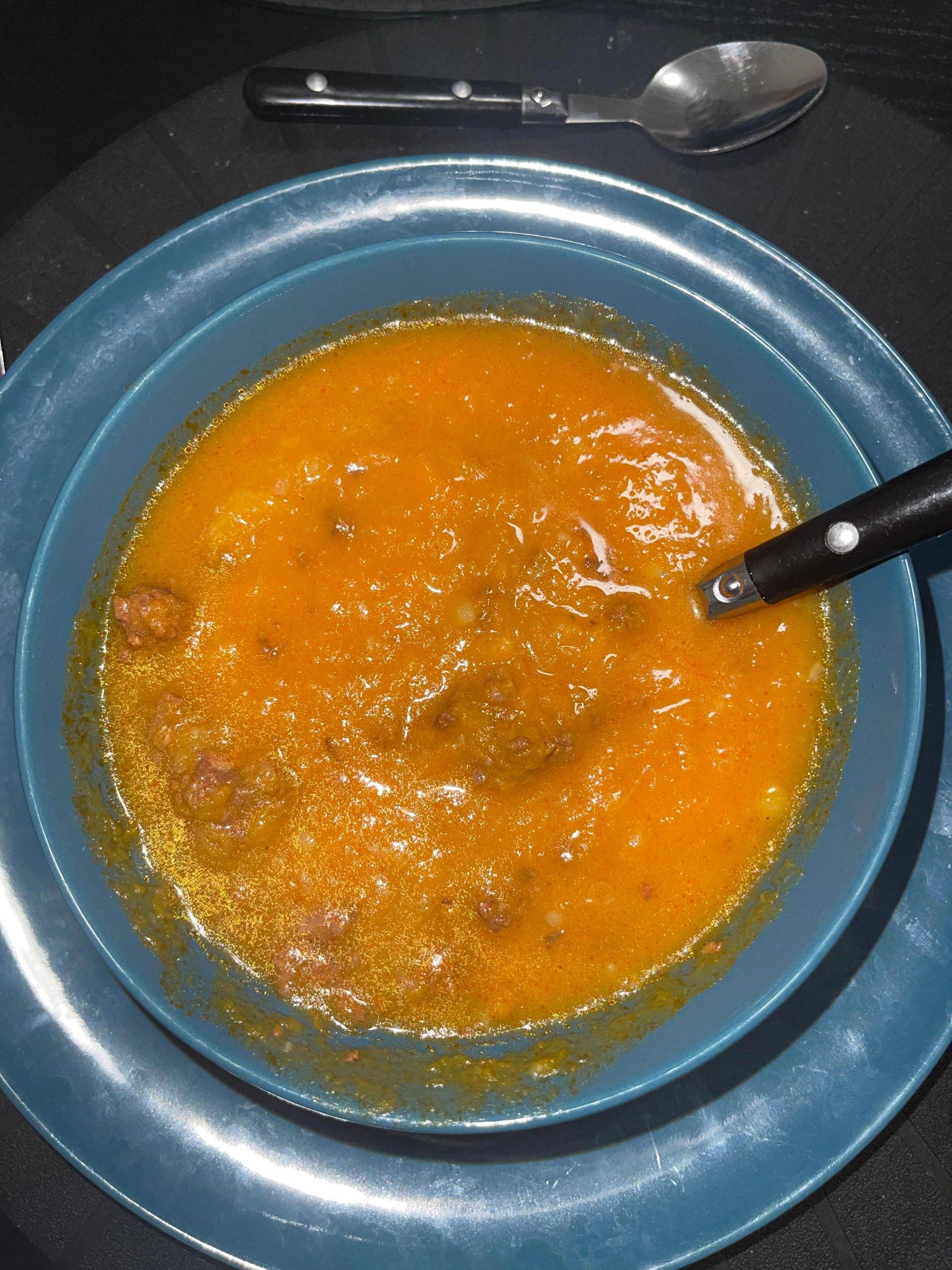 Soupe de butternut et merguez - Recette Cookeo | Moulinex