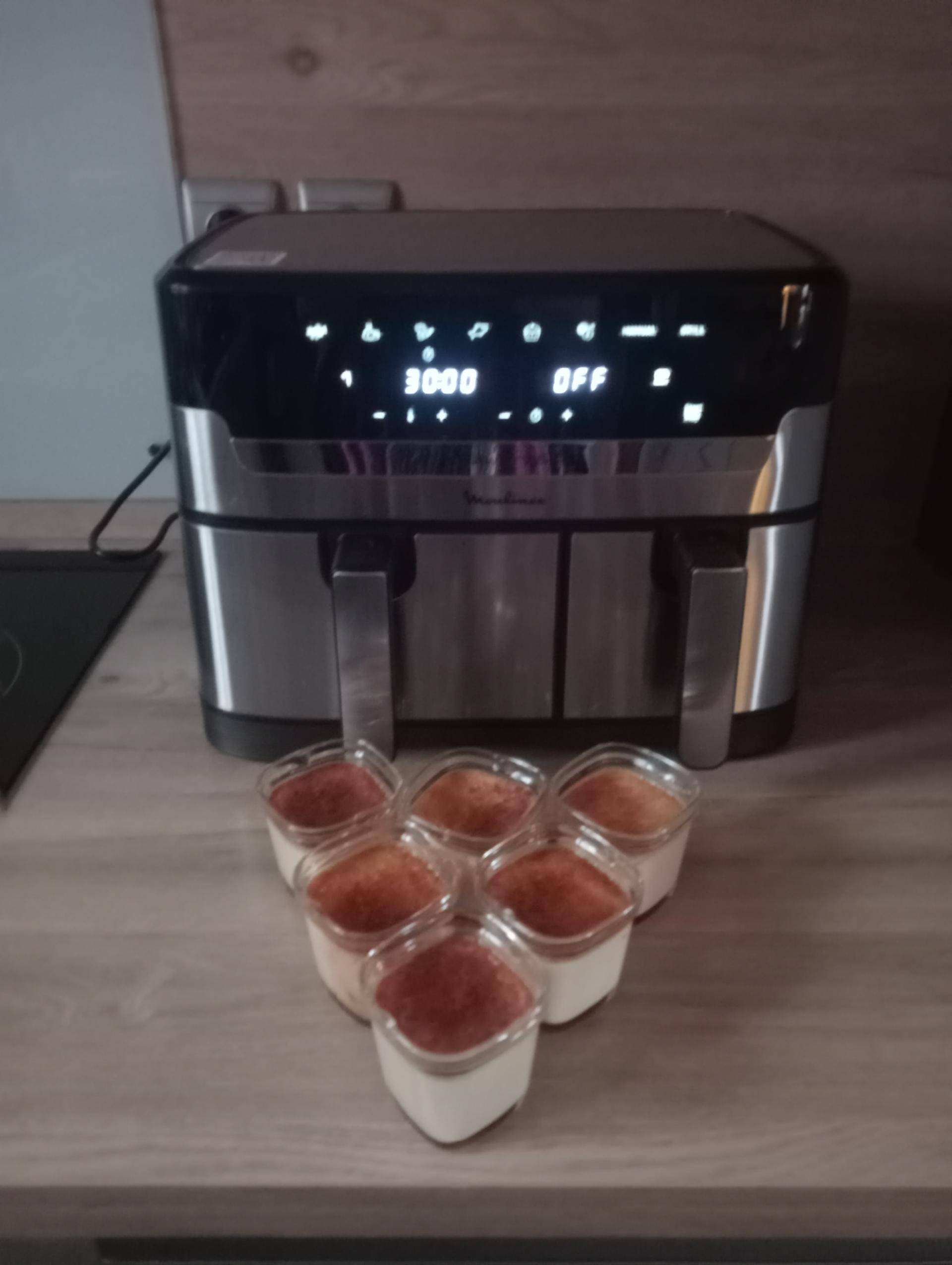 Crème aux oeufs - Recette Dual EasyFry | Moulinex