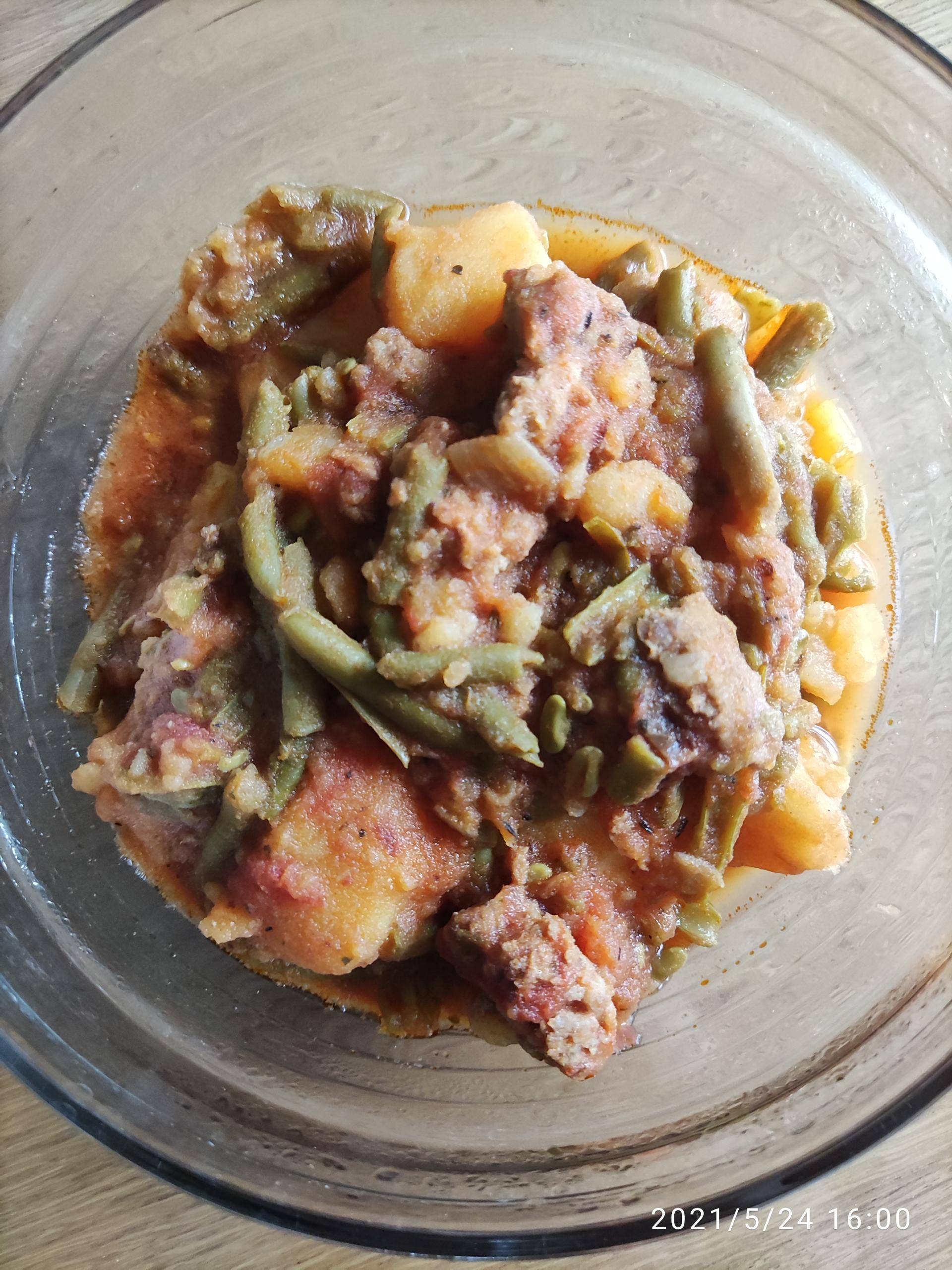 Chair à saucisse haricot pomme de terre - Recette Cookeo | Moulinex