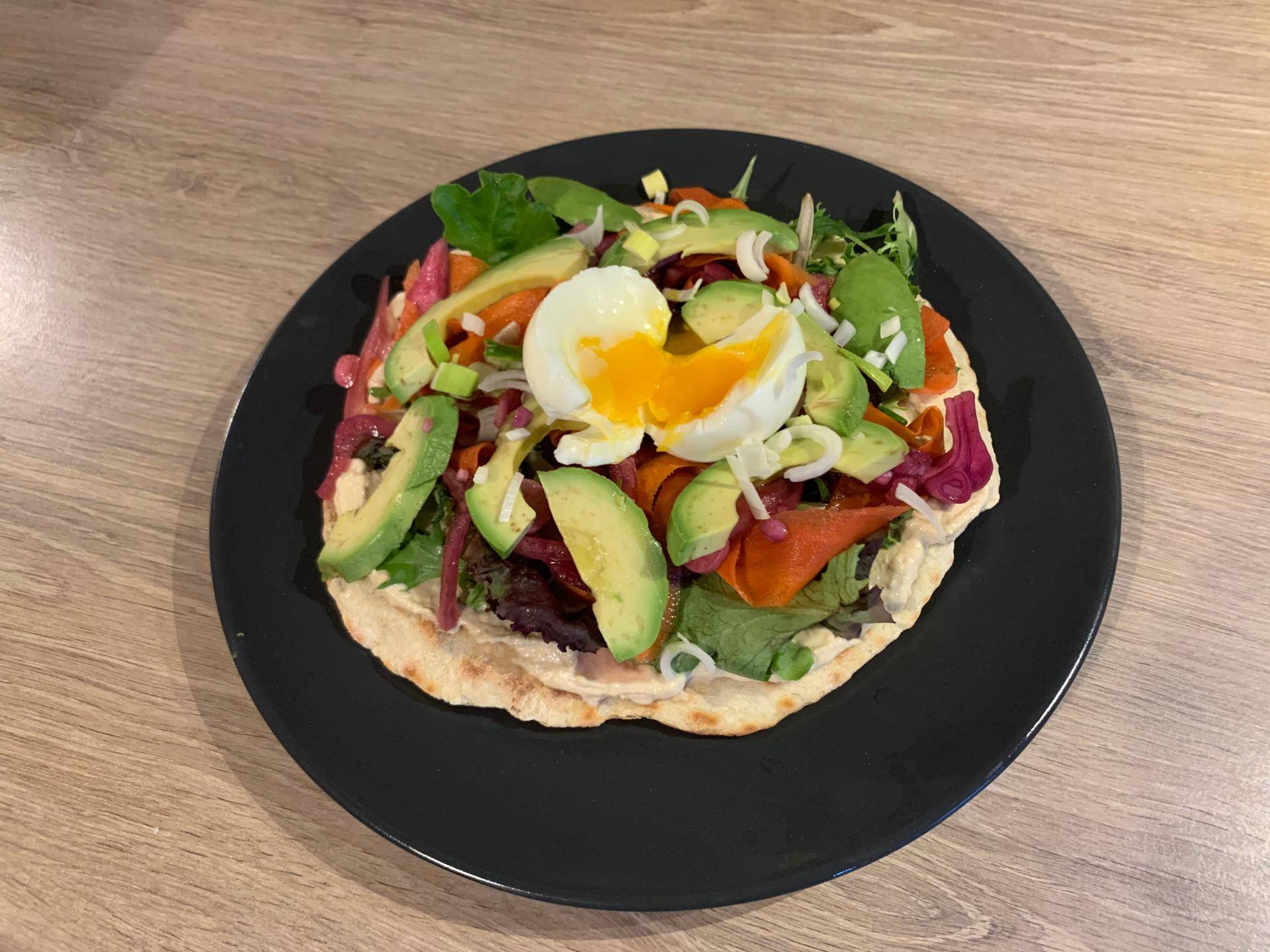 Naans d’avocat, œufs mollets et pickles de légumes - Recette Companion Connect XL | Moulinex