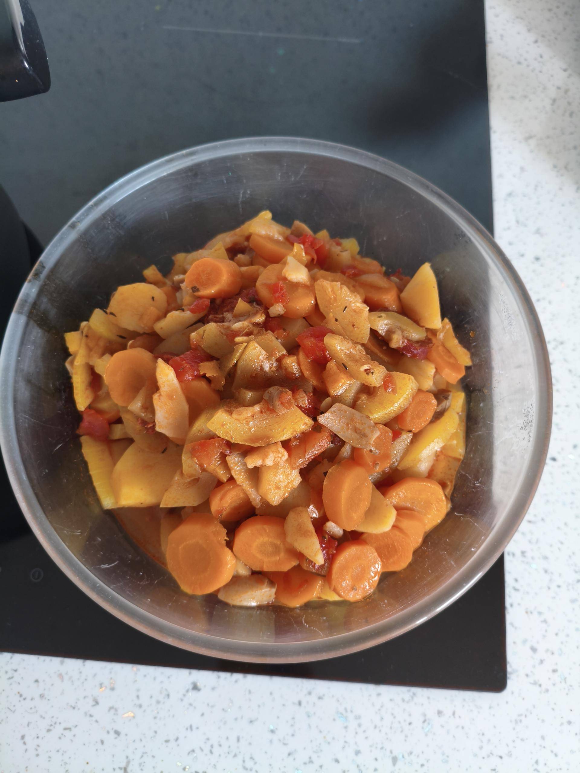 Poêlé légumes chorizo - Recette Cookeo V3 | Moulinex