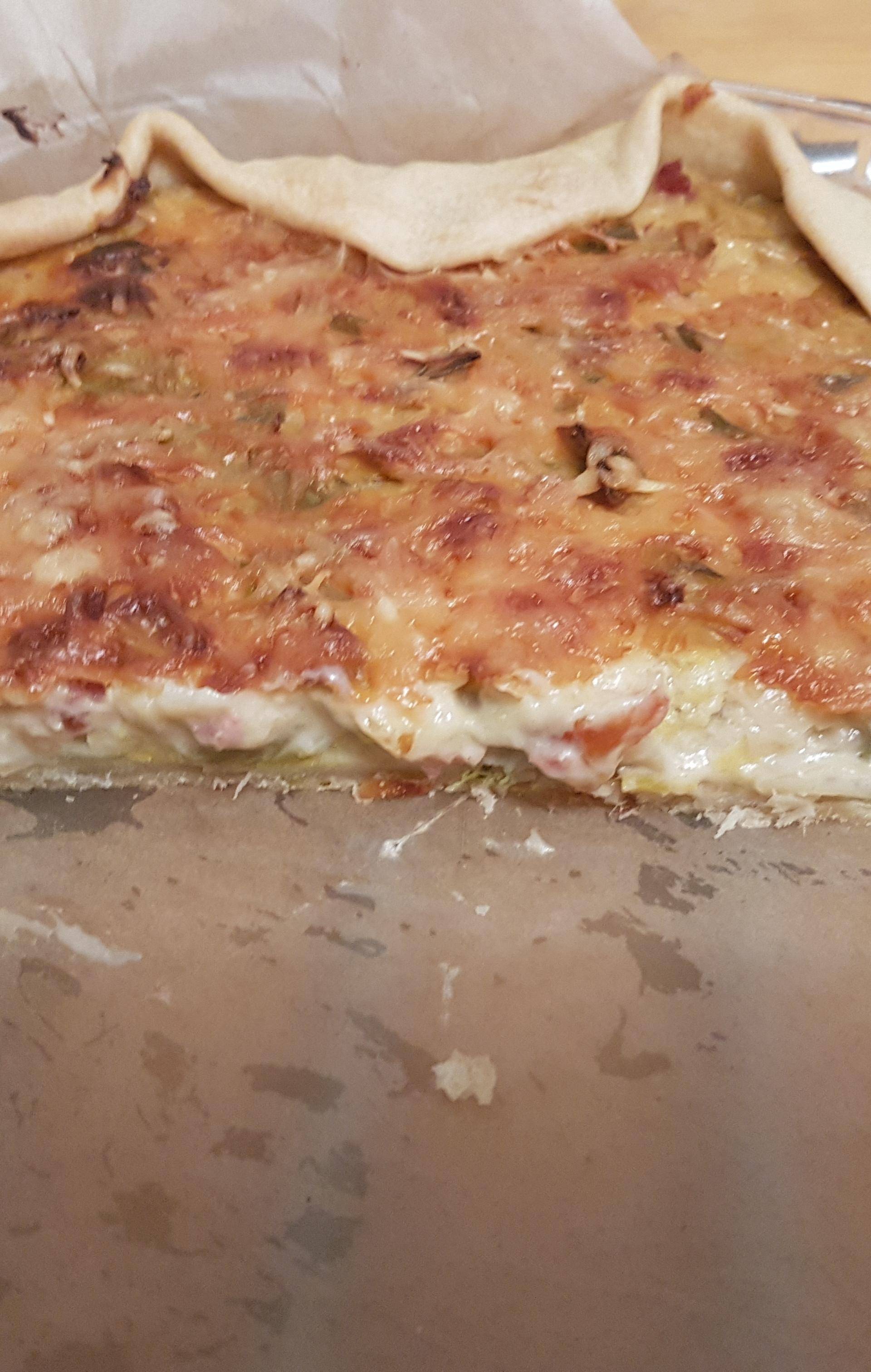 Quiche poireaux lardons facile - Recette Companion Connect XL | Moulinex