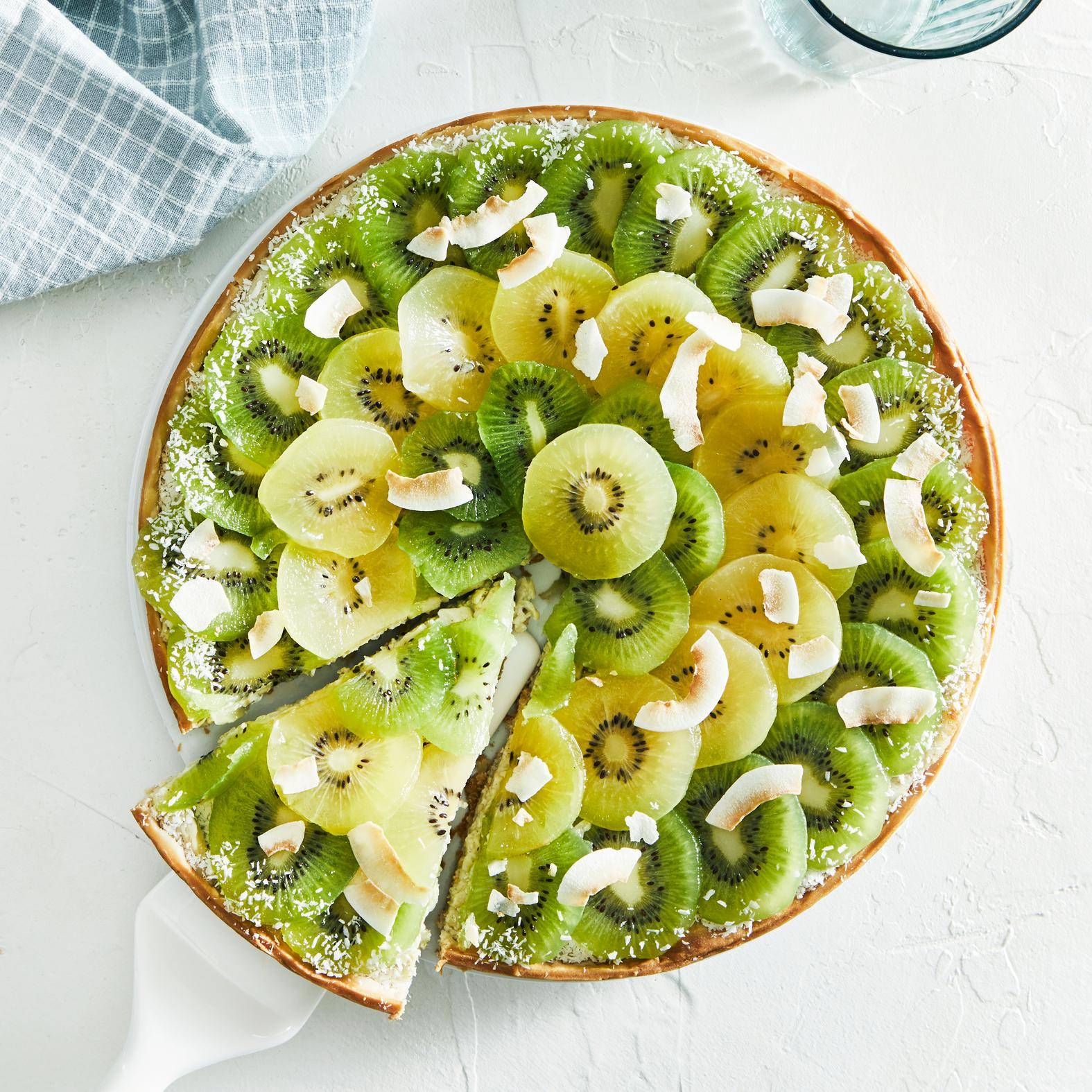 Quiche sucrée aux kiwis - Recette Cook'in One | Moulinex