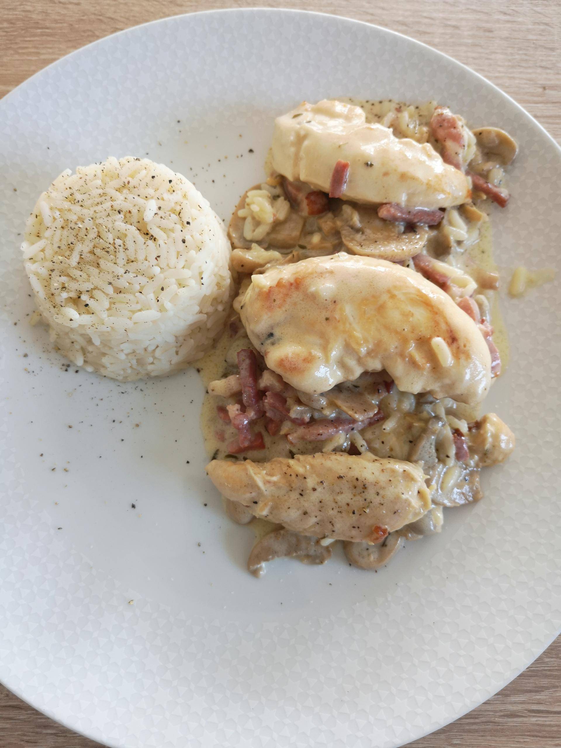 Poulet aux lardons - Recette Cookeo | Moulinex