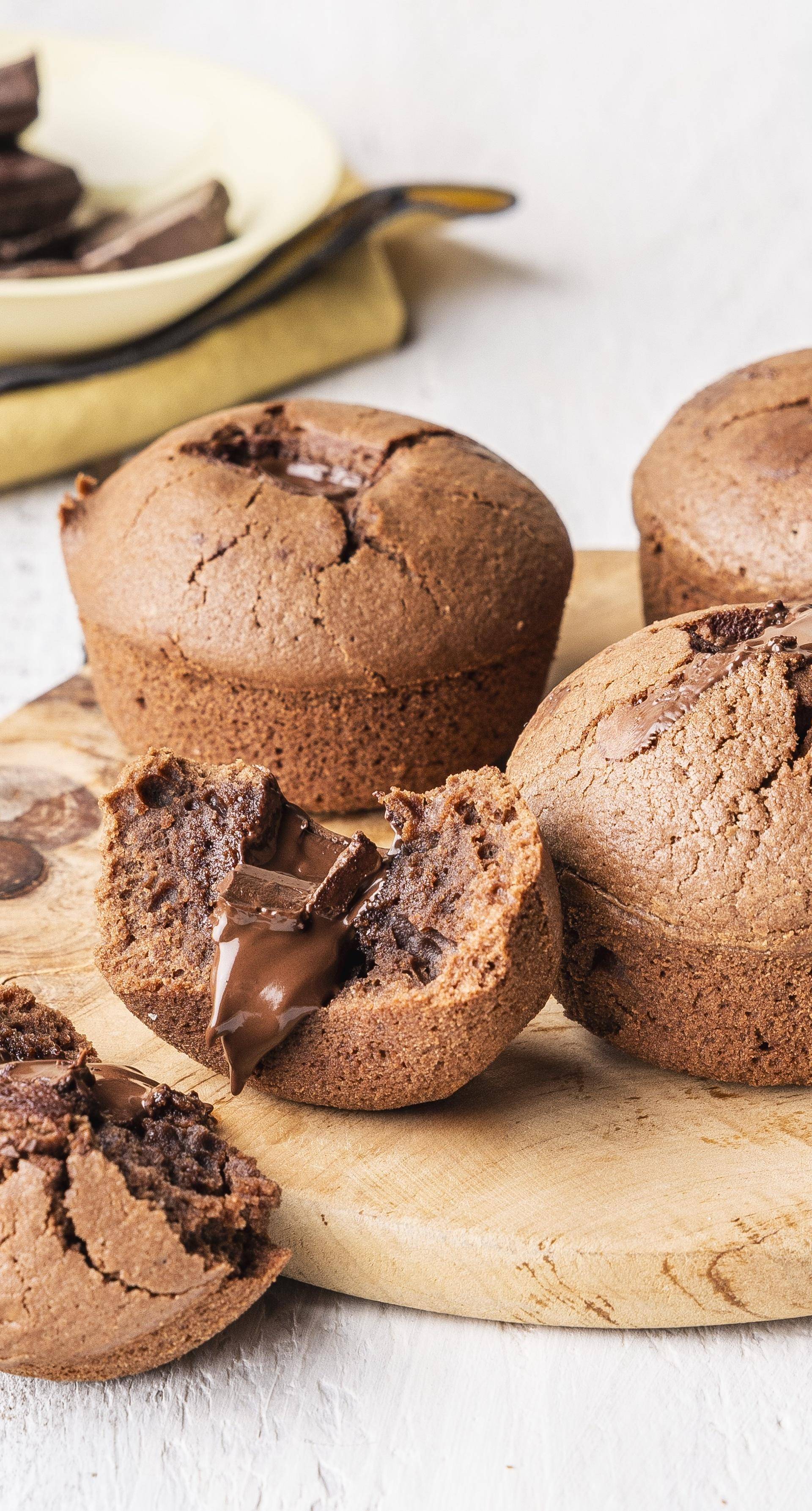 Petits pots de moelleux au chocolat - Recette Easy Fry Max | Moulinex