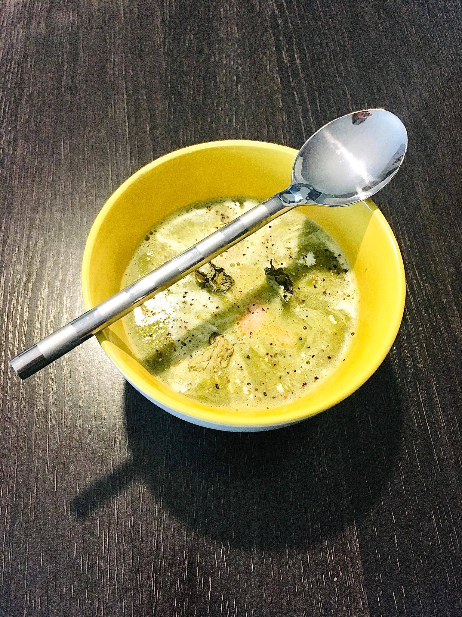 Velouté d’oseille, petits pois et crevettes - Recette Cookeo | Moulinex