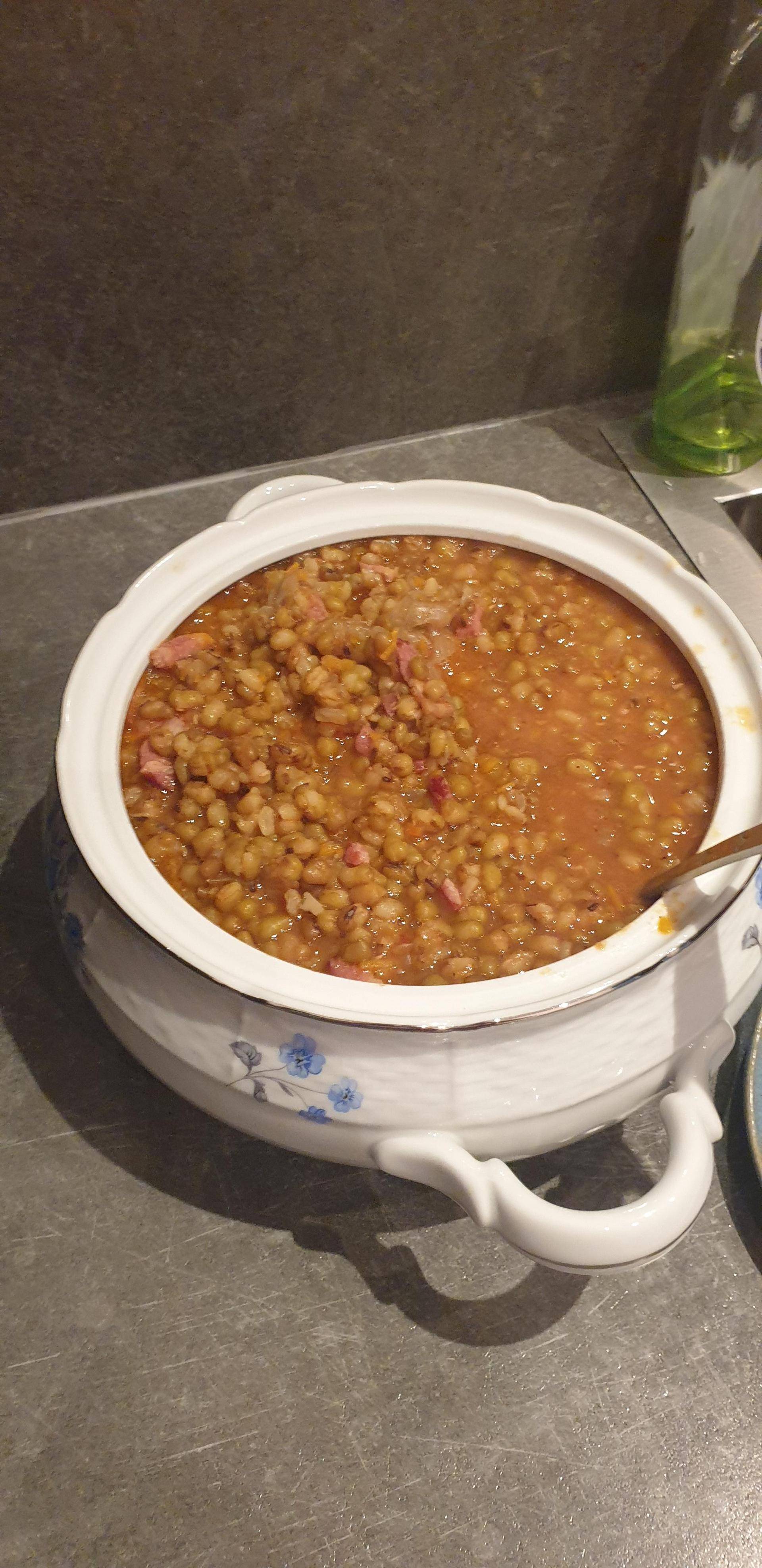 Haricots mungo lardons - Recette Cookeo V3 | Moulinex