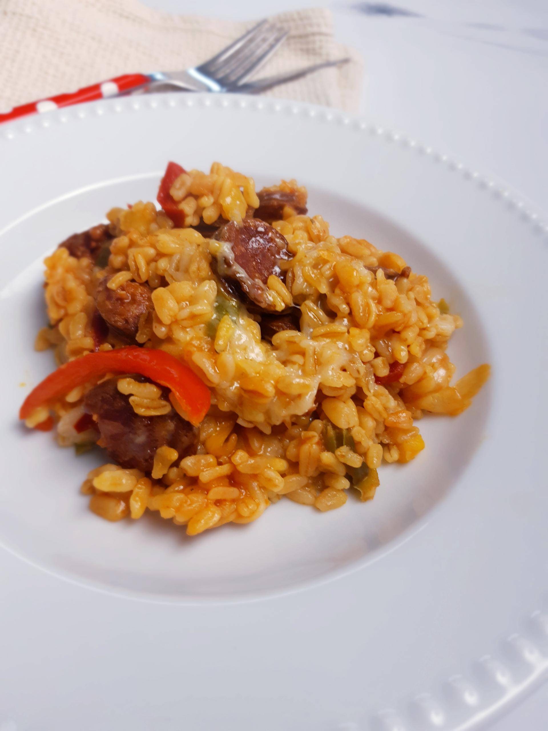 Blésotto au chorizo et poivron - Recette Companion Connect XL | Moulinex