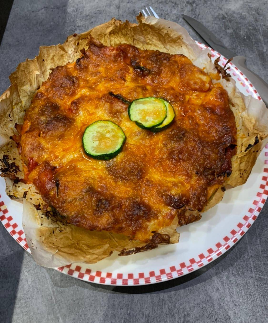 Pizza courgette chorizo - Recette Cookeo | Moulinex