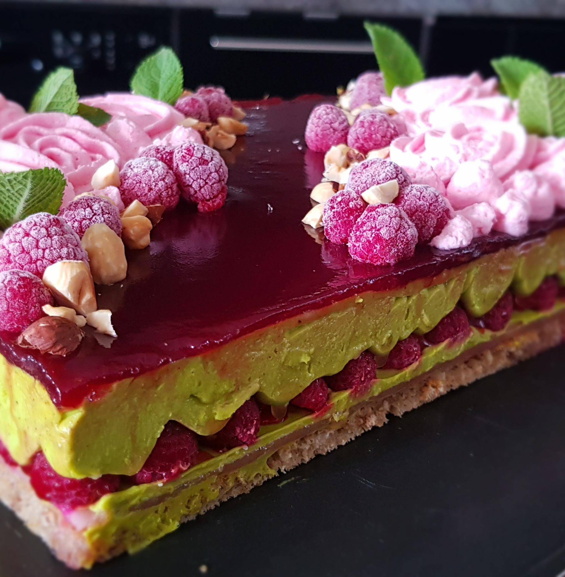 Entremet framboise pistache - Recette Companion XL | Moulinex