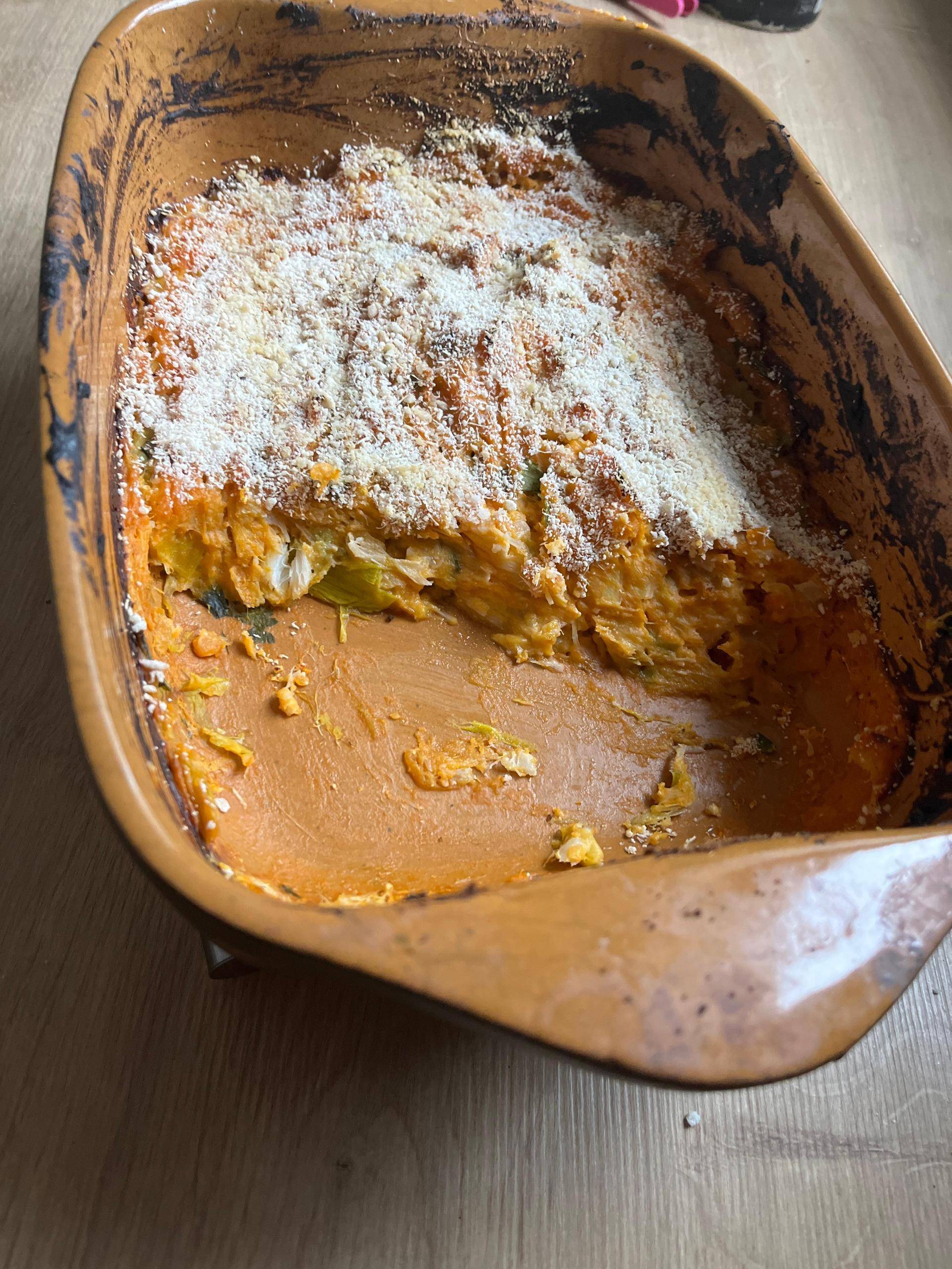 Brandade de cabillaud patate douce poireaux - Recette Cookeo | Moulinex