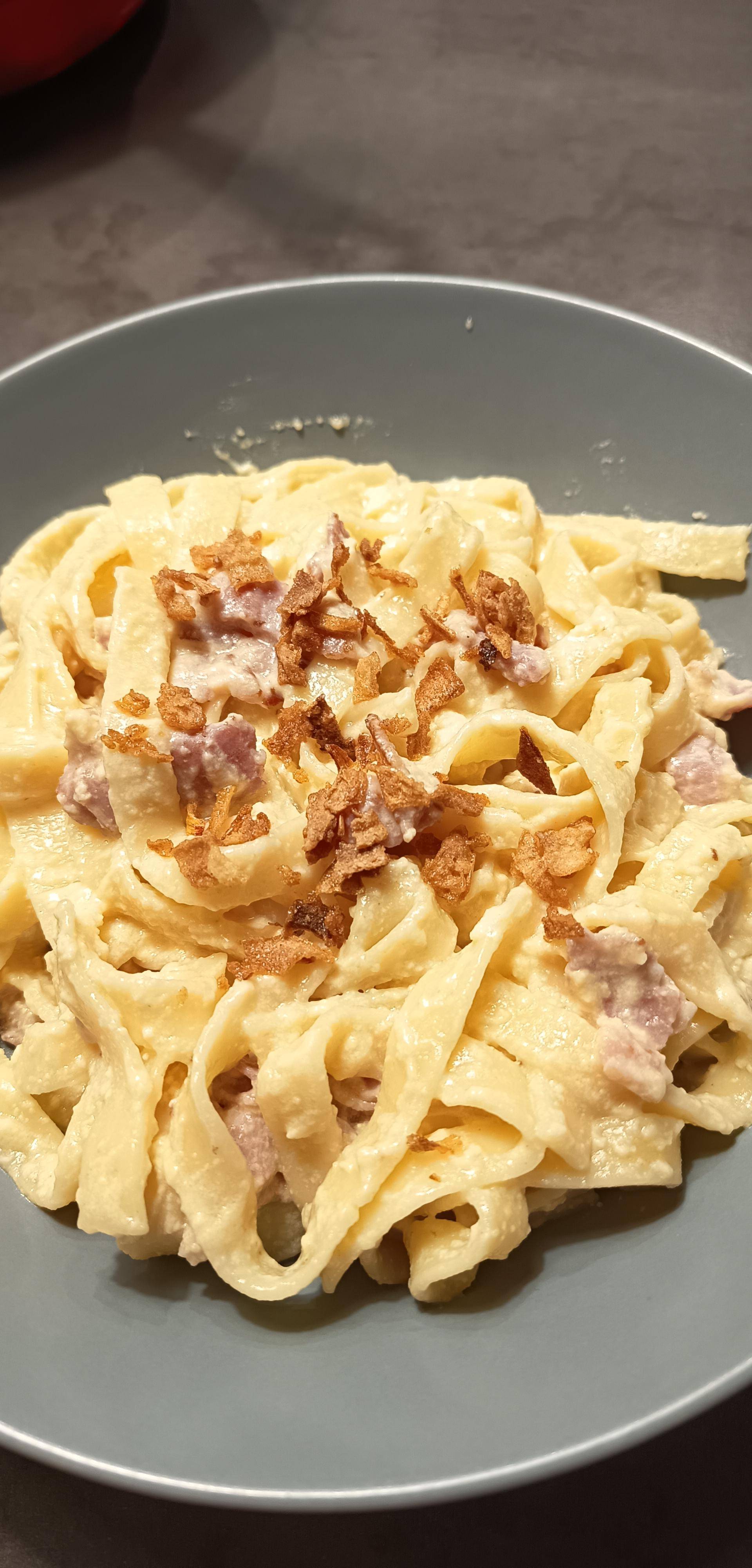 Pâtes carbonara - Recette Companion | Moulinex