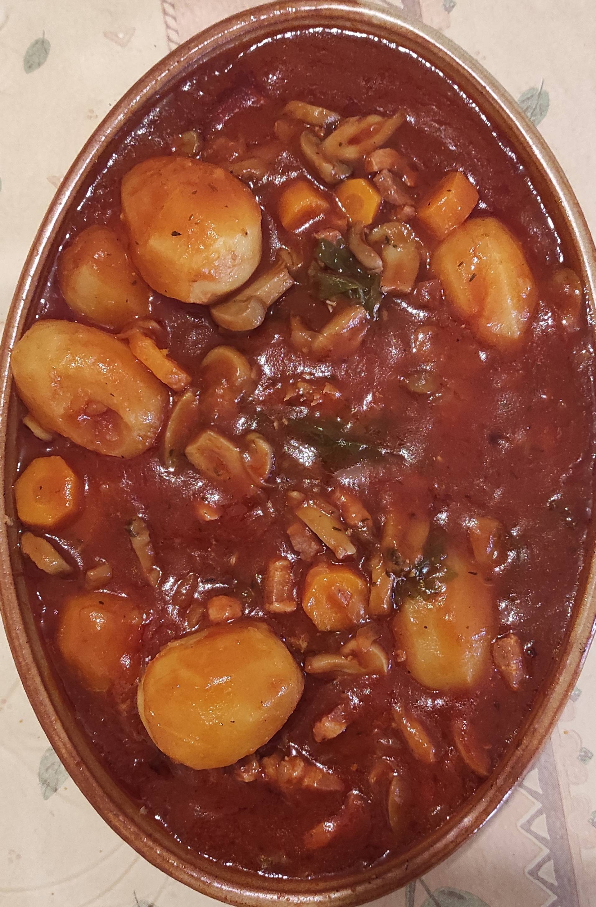 Rôti de porc pomme de terre sauce tomate - Recette Cookeo | Moulinex
