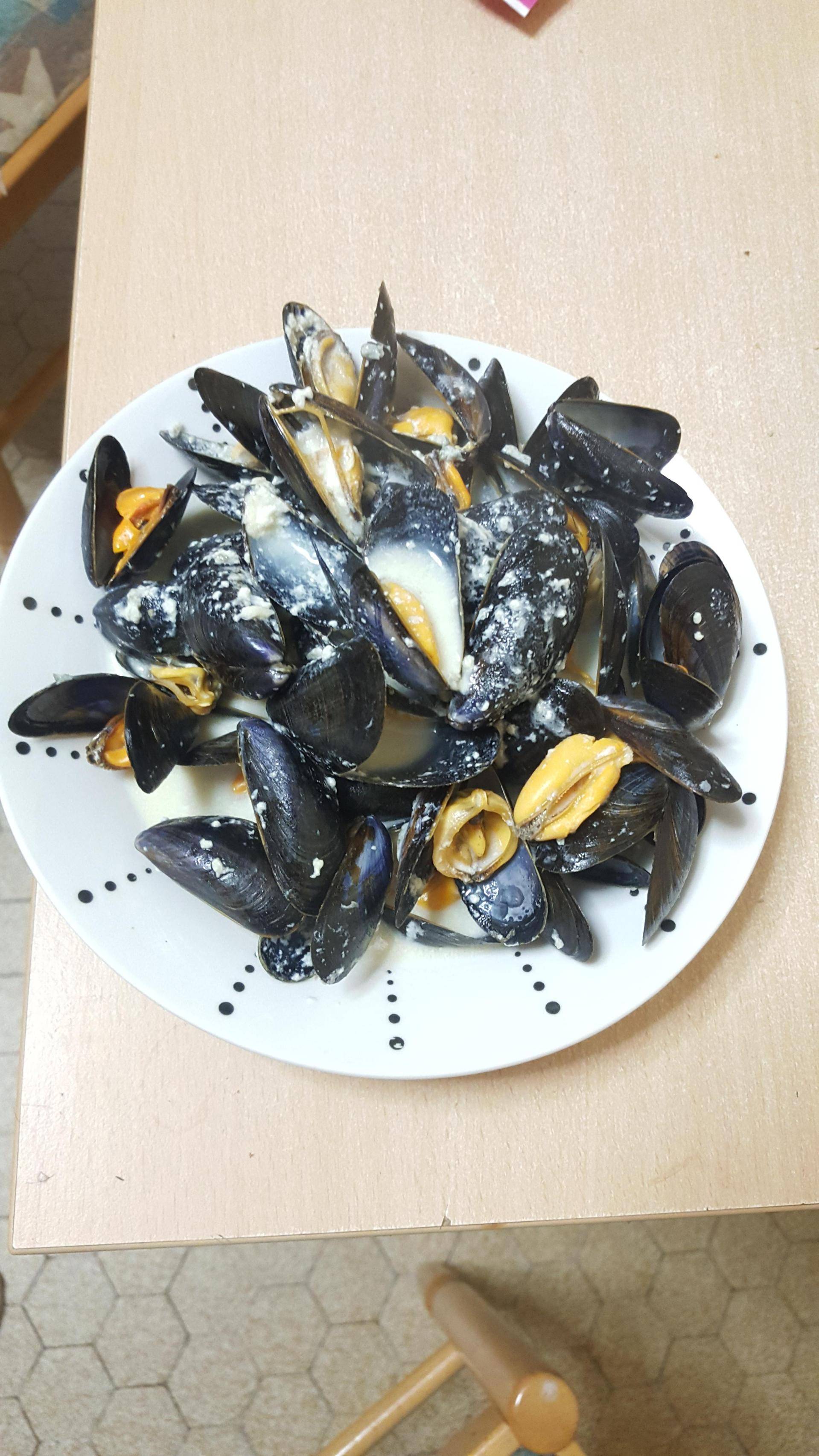 Moules aux bleu d'Auvergne - Recette Cookeo | Moulinex