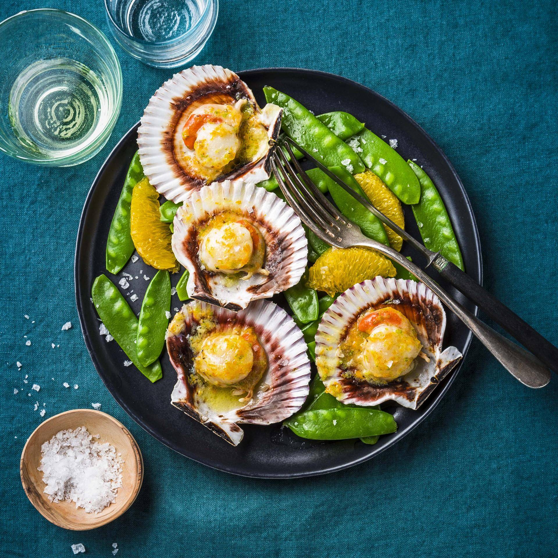 Saint-Jacques au beurre d'agrumes - Recette Cuiseur vapeur | Moulinex