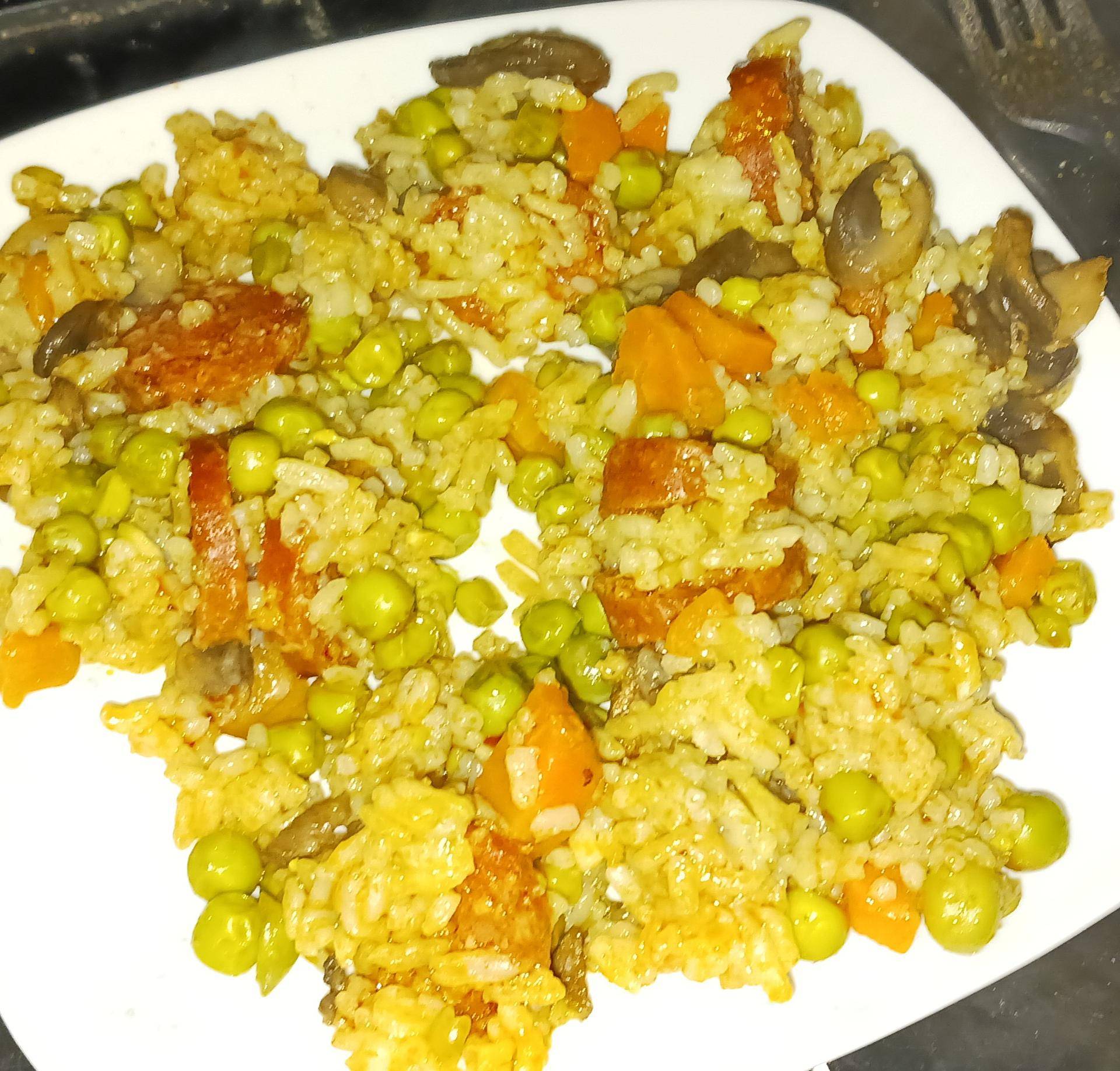 Riz légumes et chorizo - Recette Cookeo | Moulinex