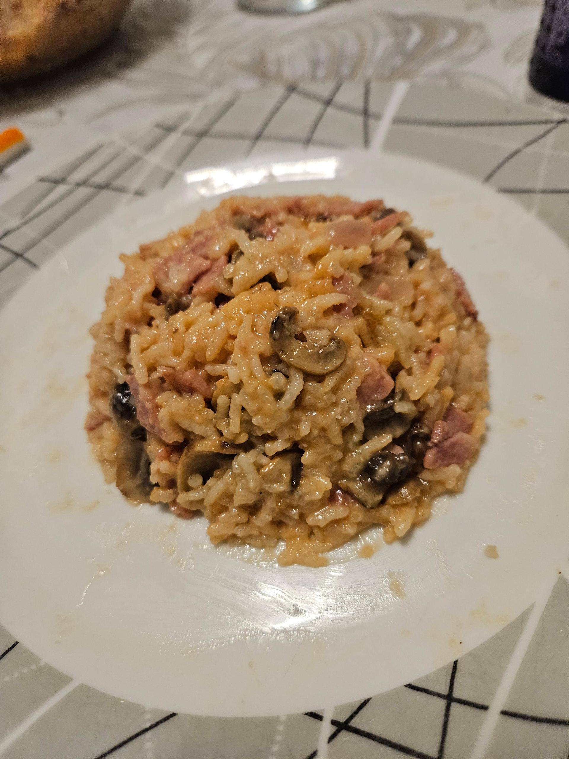 Risotto jambon champignons - Recette Cookeo 10in1 | Moulinex