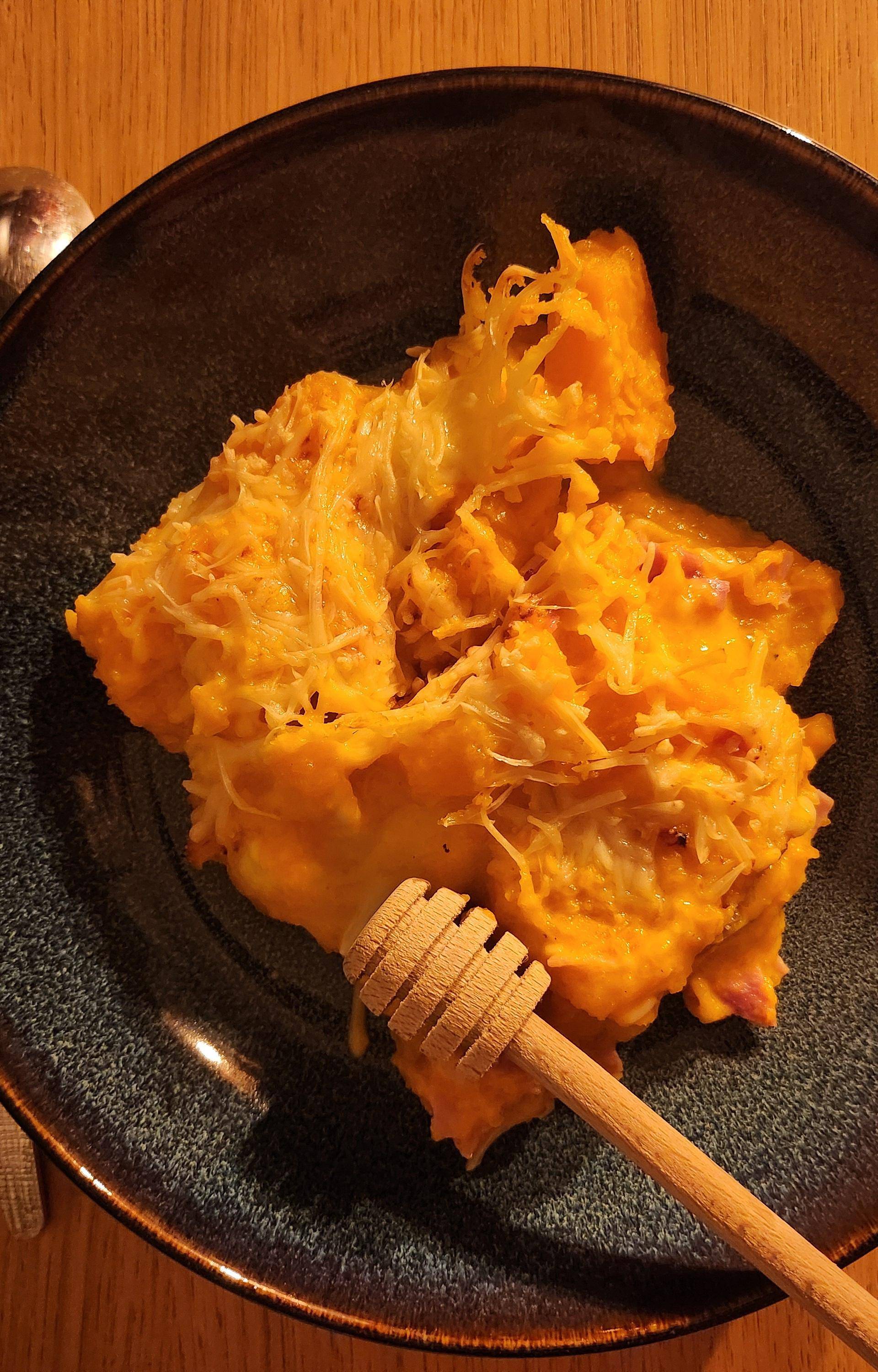 Gratin de butternut, épinards et fromage de chèvre - Recette Companion Connect XL | Moulinex