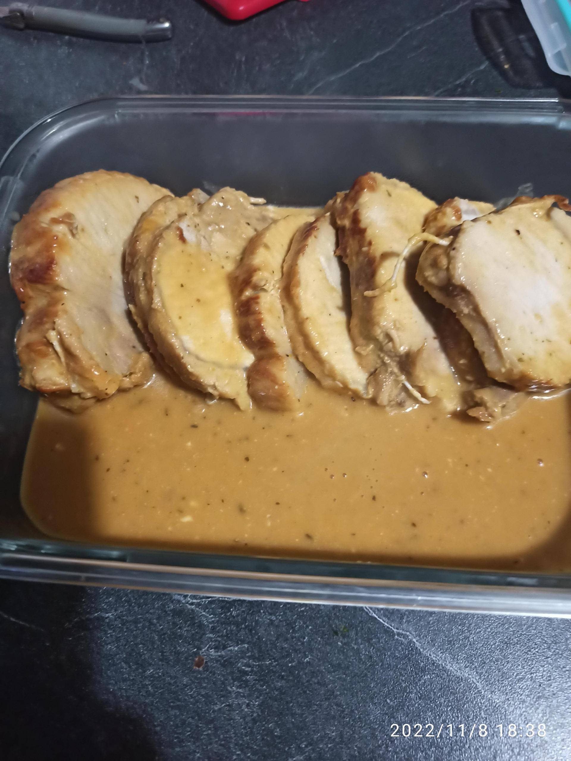 Filet de rôti de porc miel et moutarde - Recette Cookeo | Moulinex
