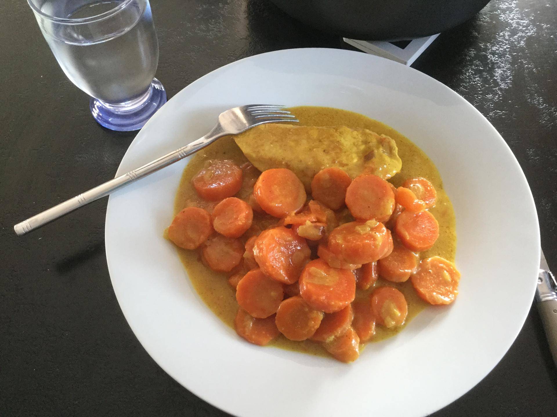 Filet mignon de dinde et carottes au curry - Recette Cookeo | Moulinex
